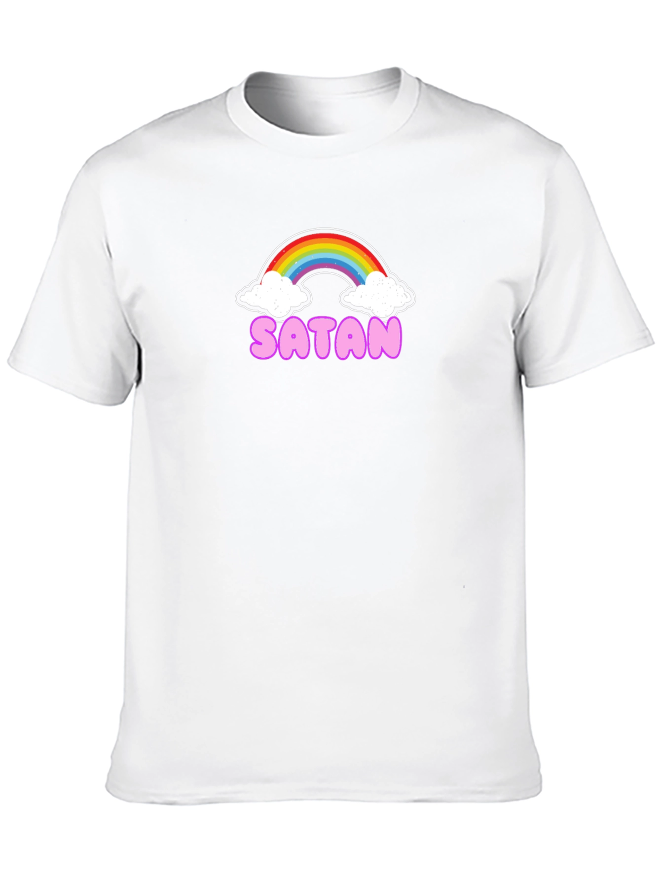 Rainbow Satan Graphic Tee - Black