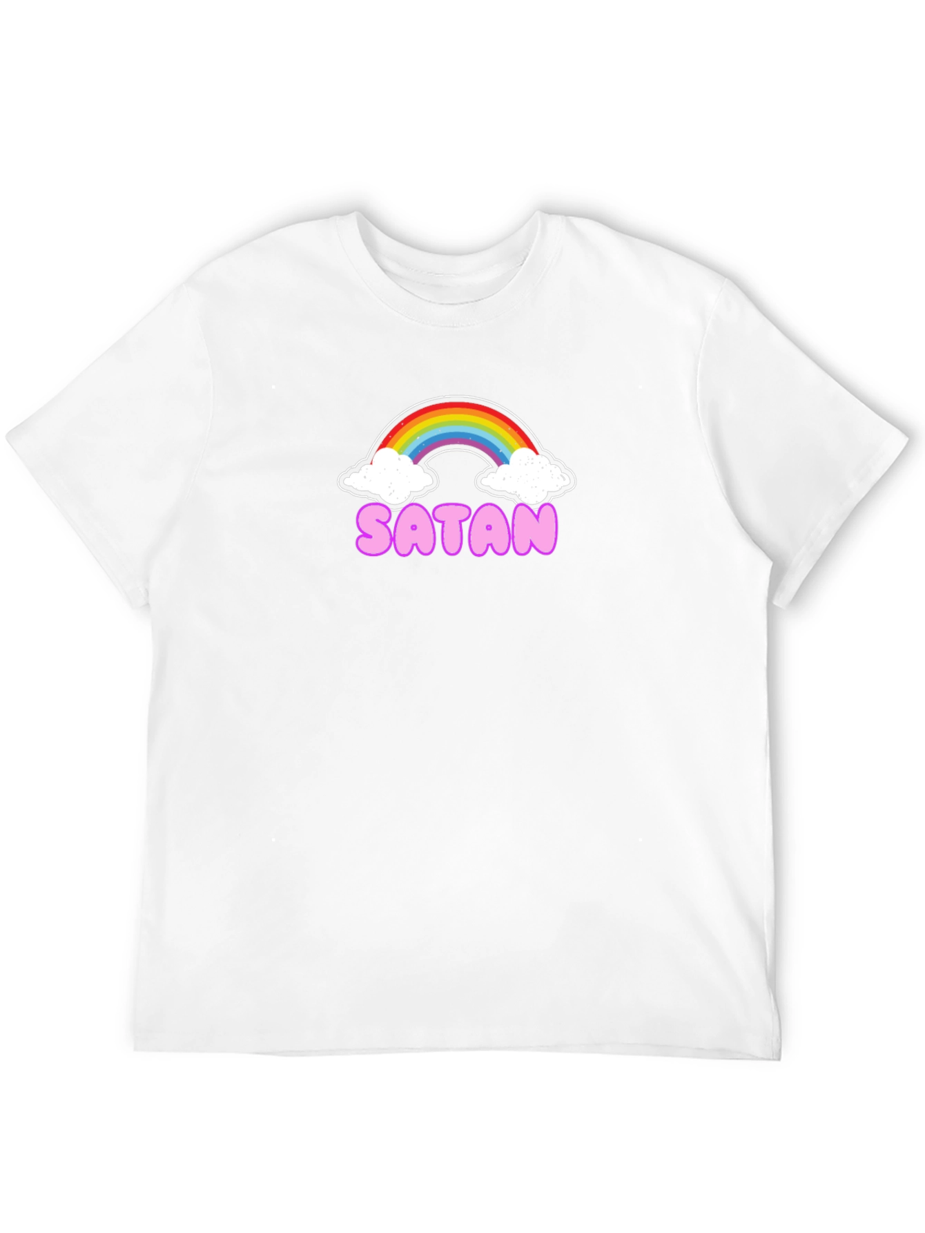 Rainbow Satan Graphic Tee - Black