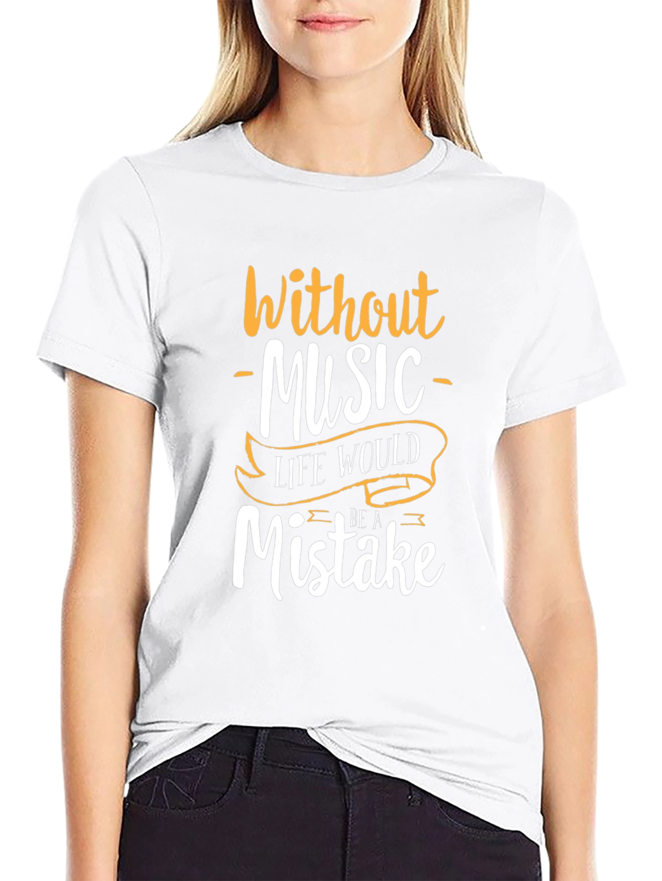 Music Lover T-Shirt: Life Without Music is a Mistake