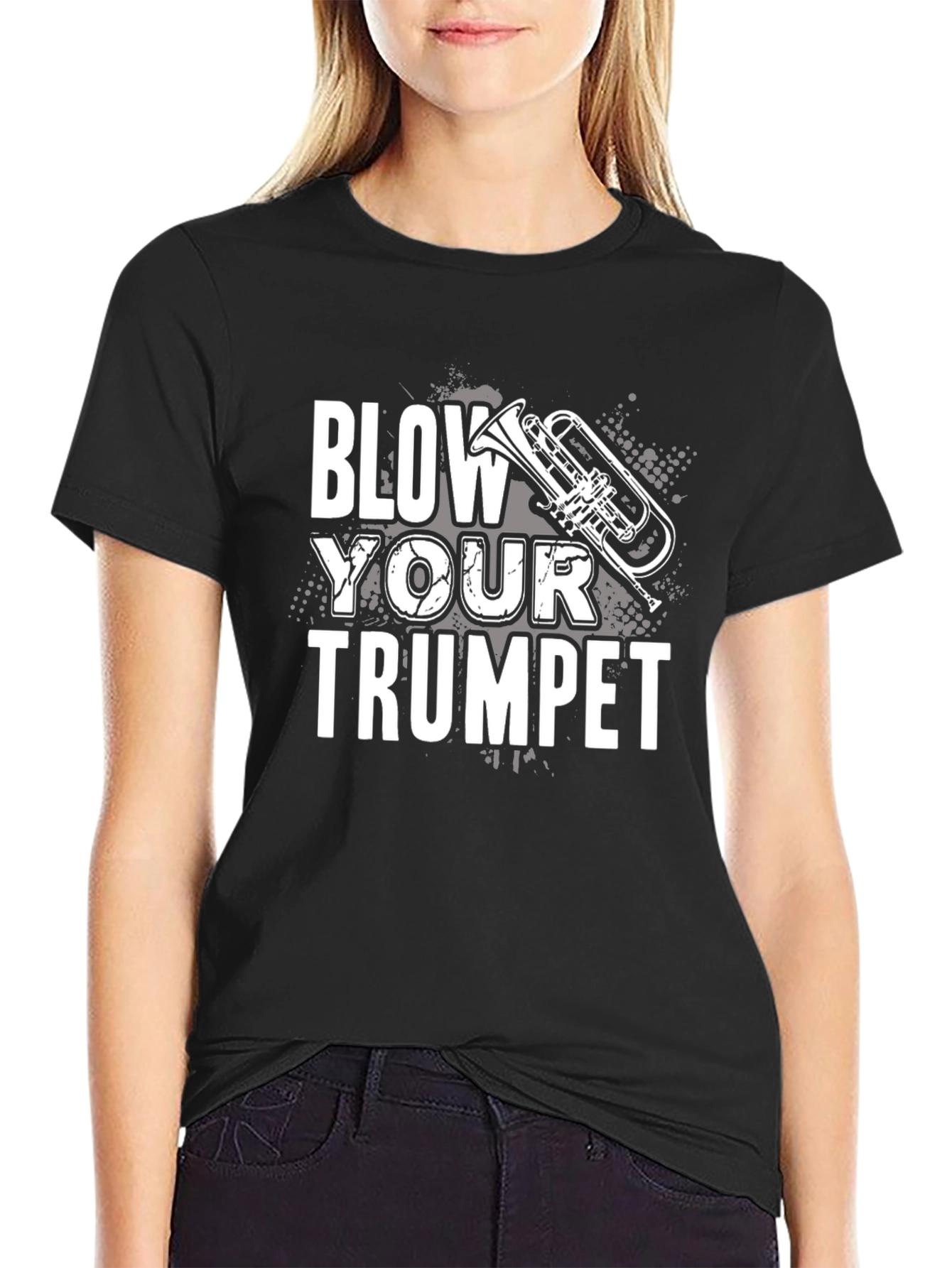 Blow Your Trumpet T-Shirt - Black