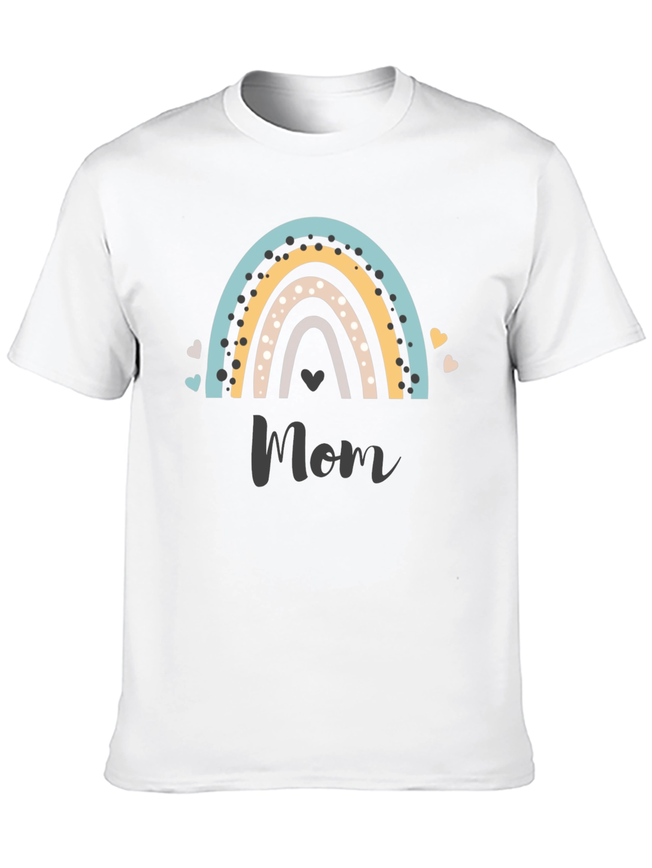 Mom Rainbow Graphic Tee - Cute & Stylish