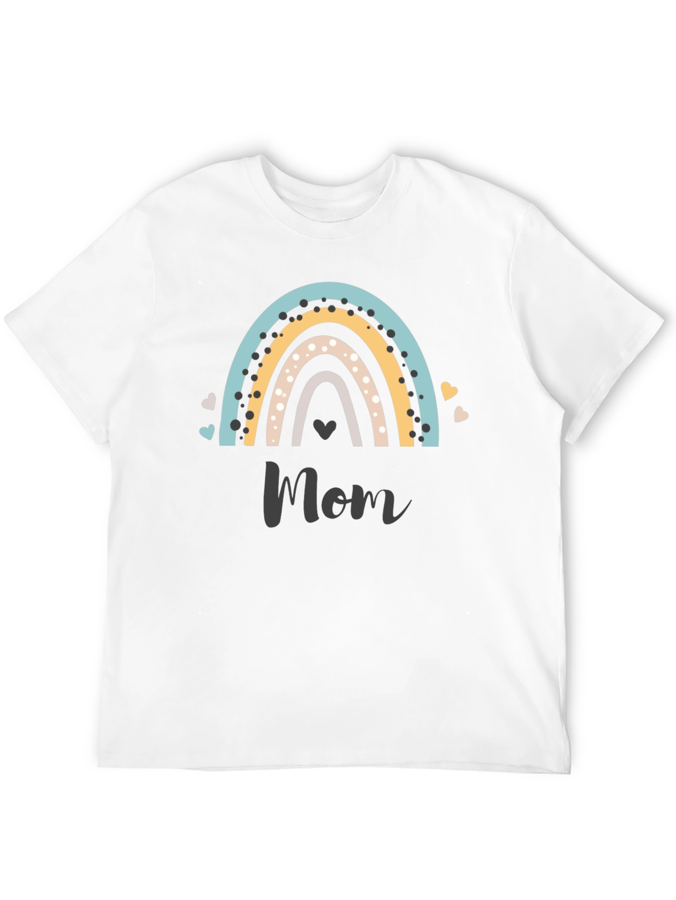 Mom Rainbow Graphic Tee - Cute & Stylish