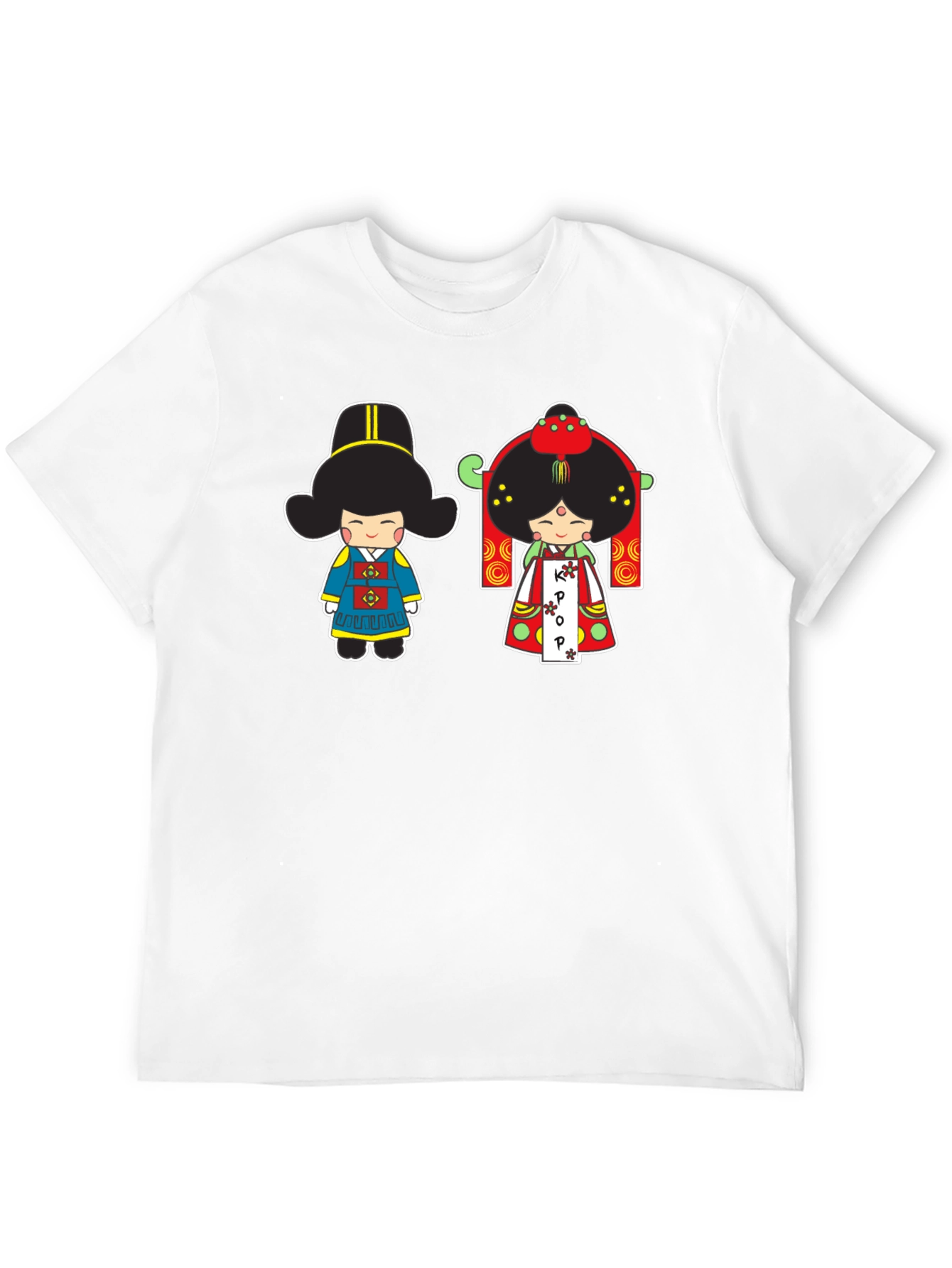 Korean K-Pop Dolls Black T-Shirt