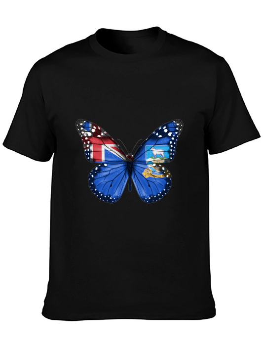 Butterfly Graphic Tee - State Flag Art