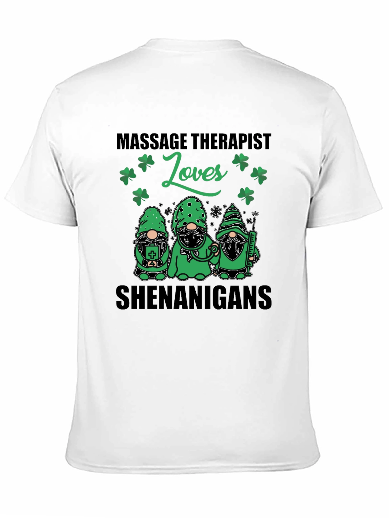 Massage Therapist Shamrock Shenanigans T-Shirt