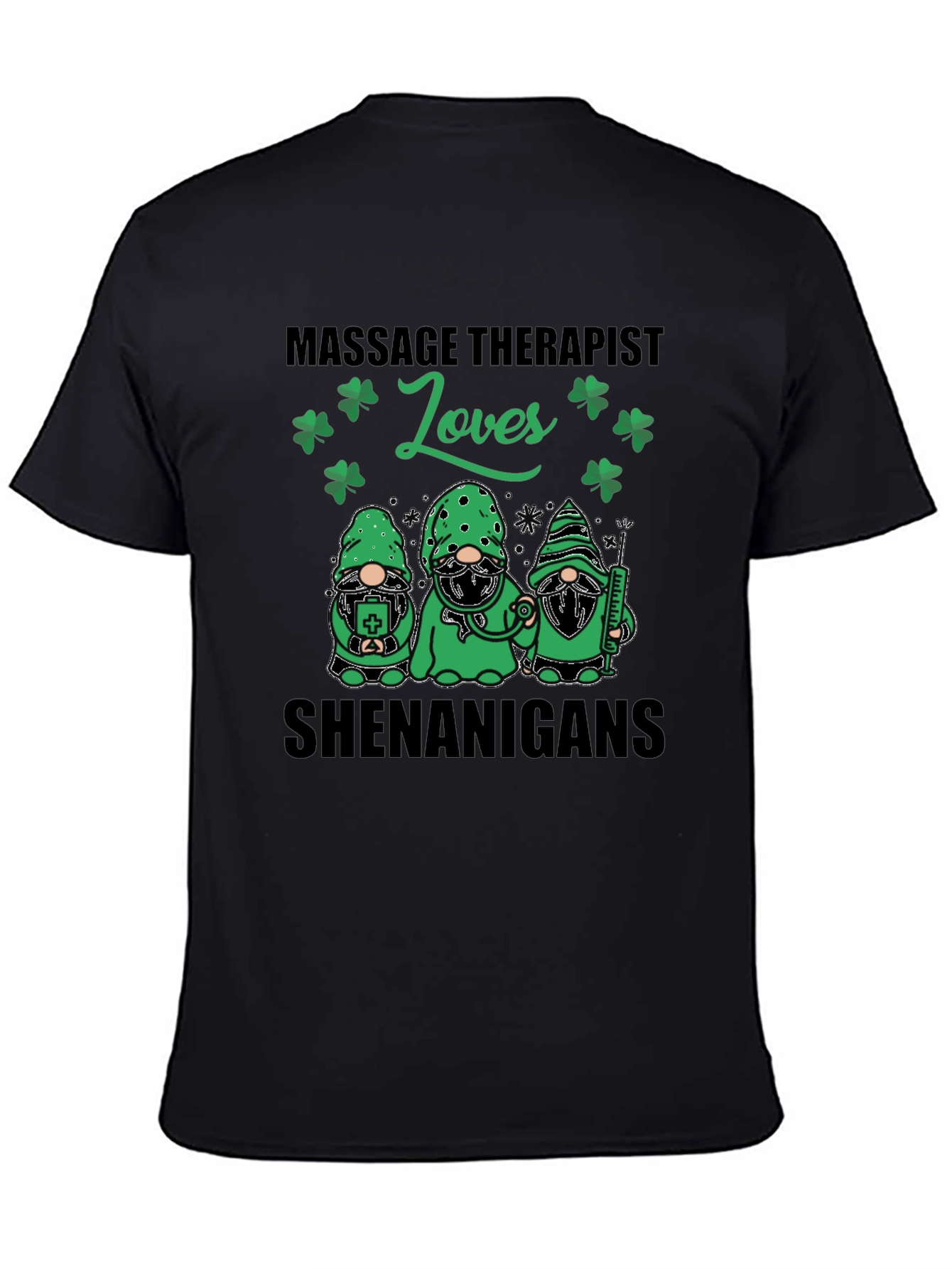 Massage Therapist Shamrock Shenanigans T-Shirt