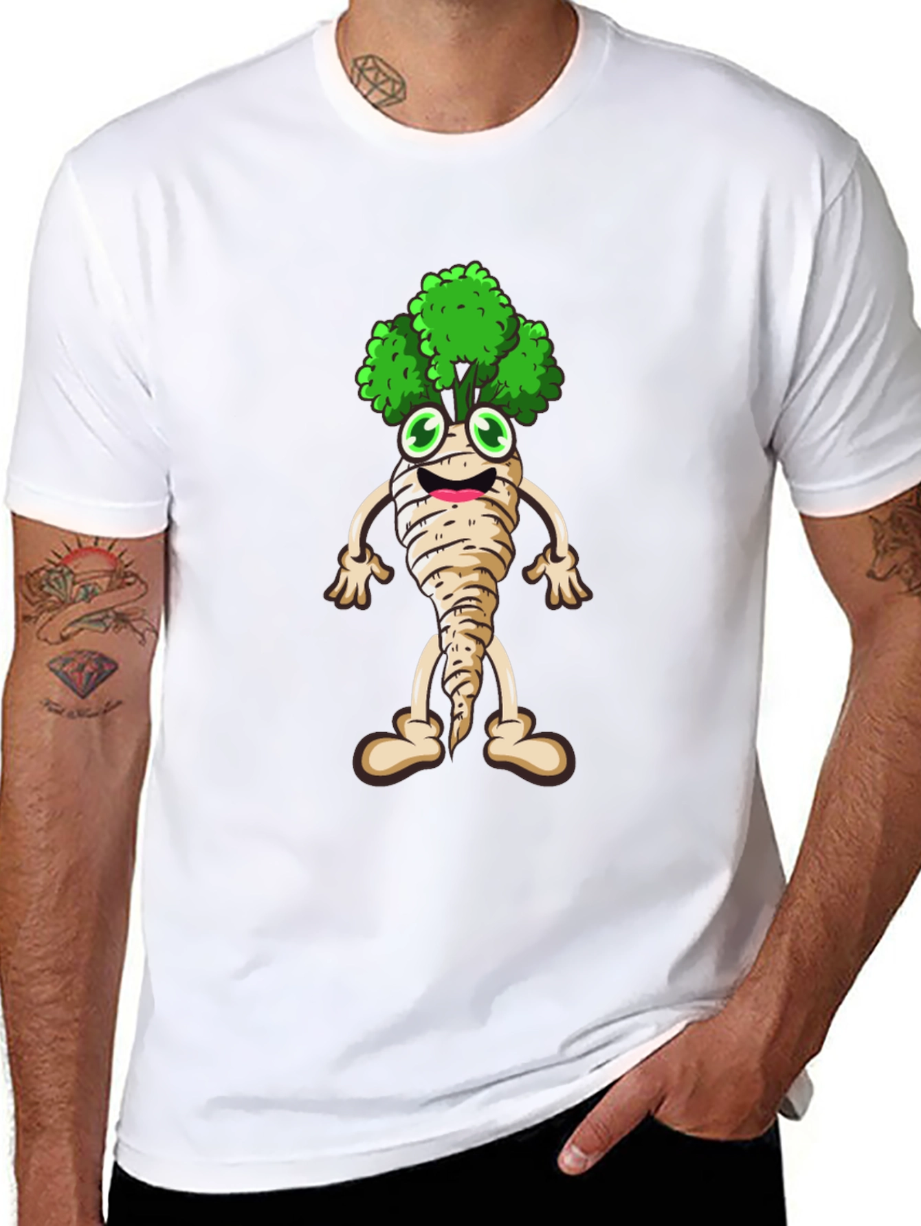 Funny Parsnip Cartoon T-Shirt