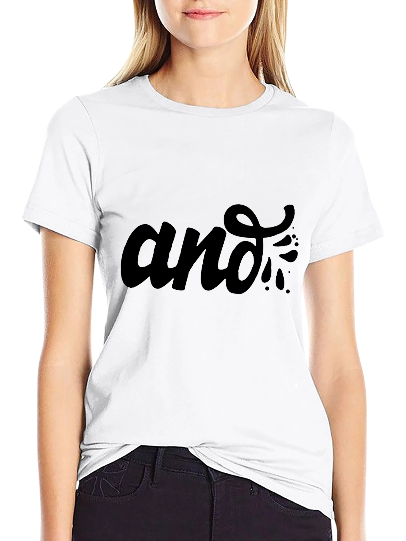 Stylish and Graphic Black T-Shirt