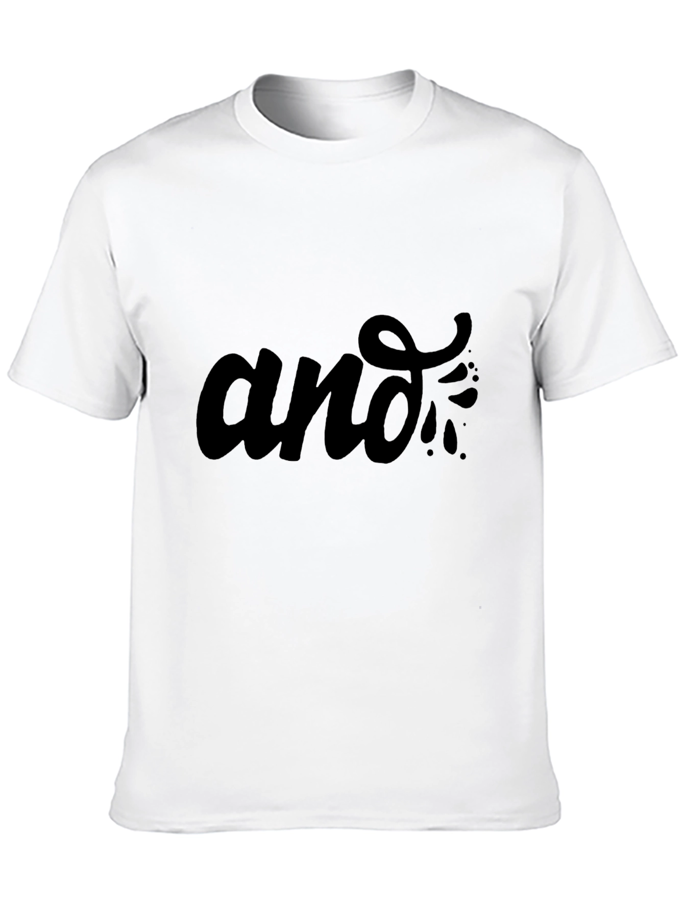 Stylish and Graphic Black T-Shirt