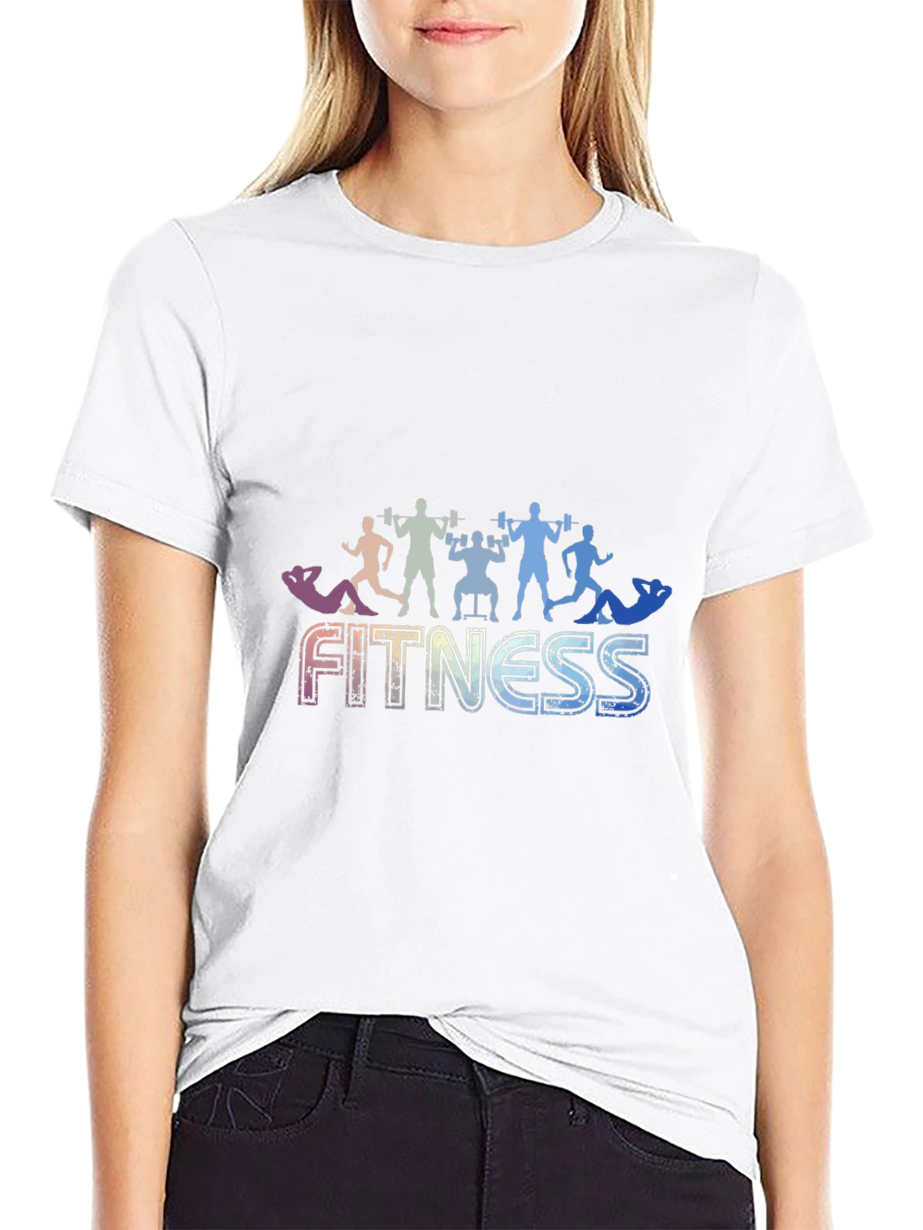 Fitness Graphic Black T-Shirt