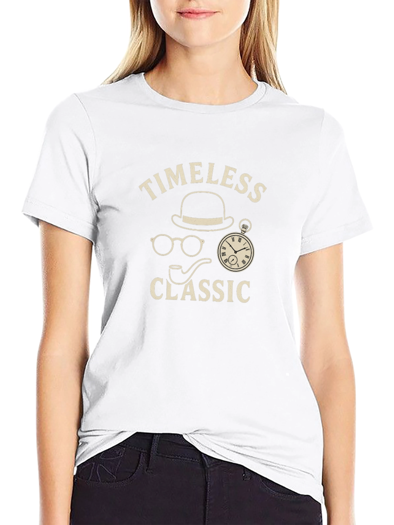 Timeless Classic Black Graphic T-Shirt