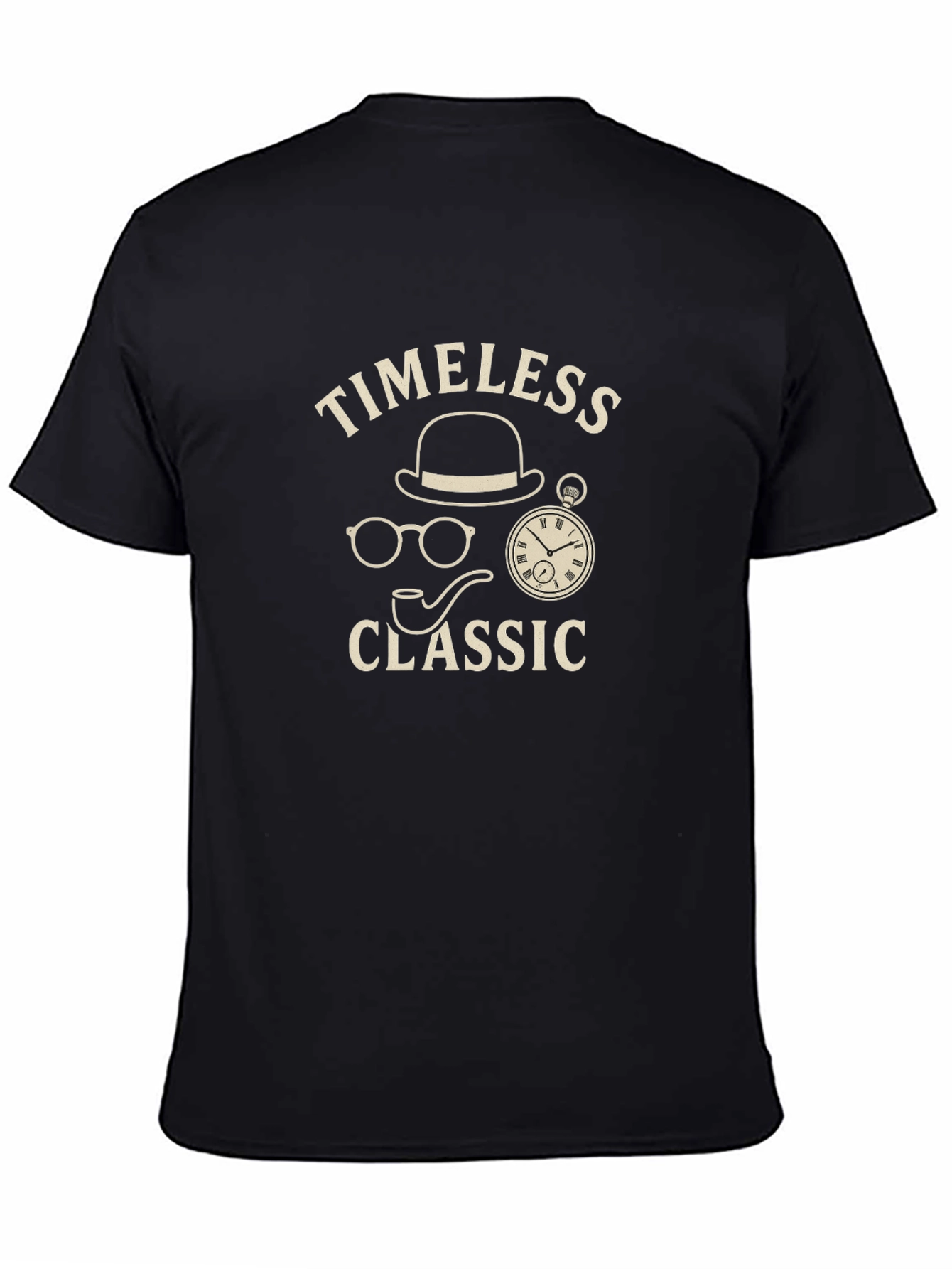 Timeless Classic Black Graphic T-Shirt