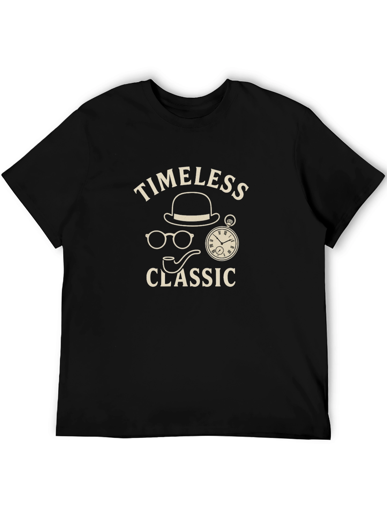 Timeless Classic Black Graphic T-Shirt