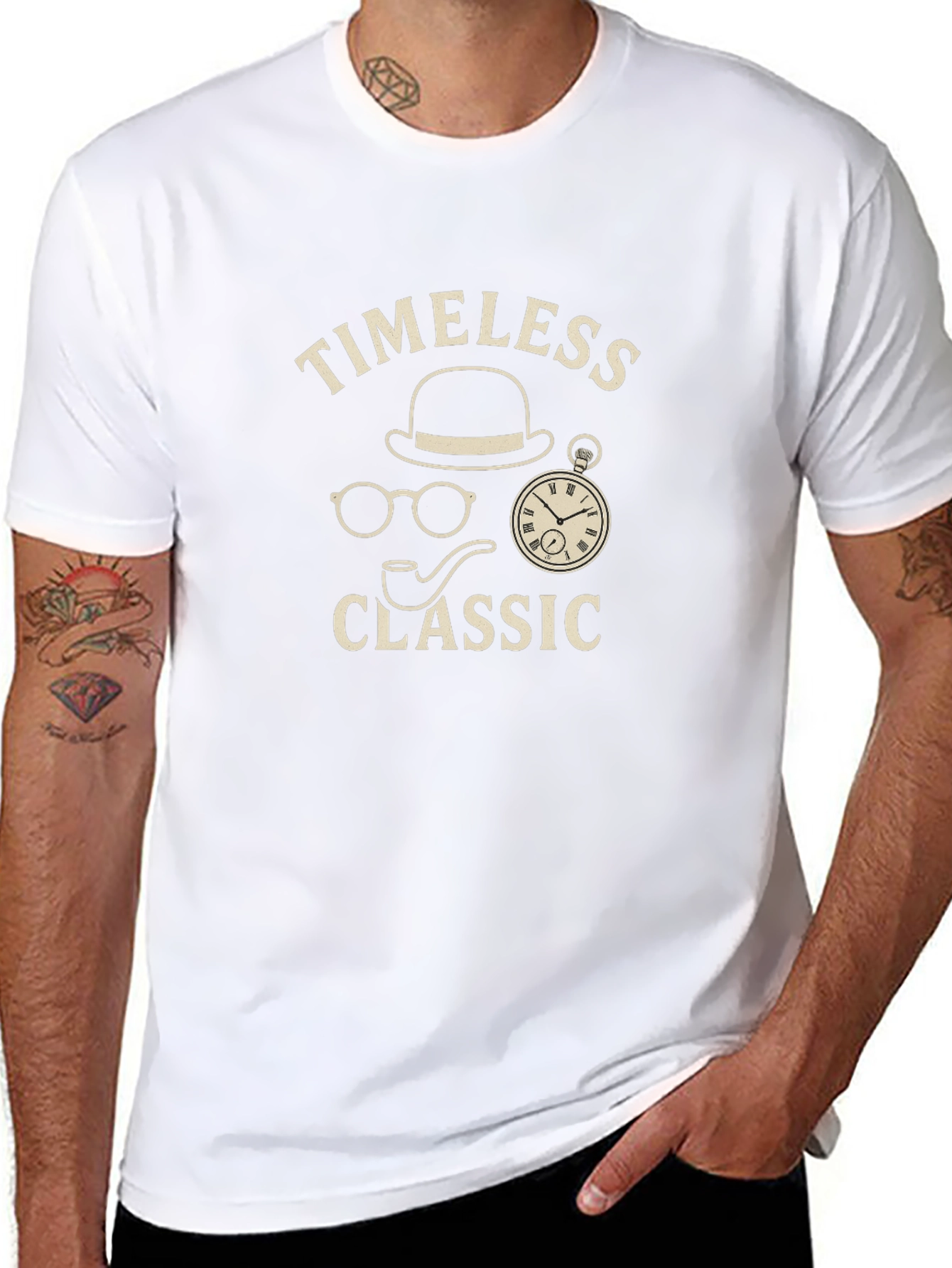 Timeless Classic Black Graphic T-Shirt