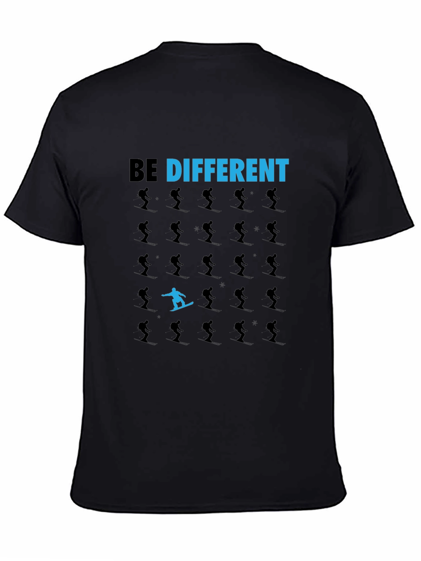 Be Different T-Shirt: Snowboarder Design
