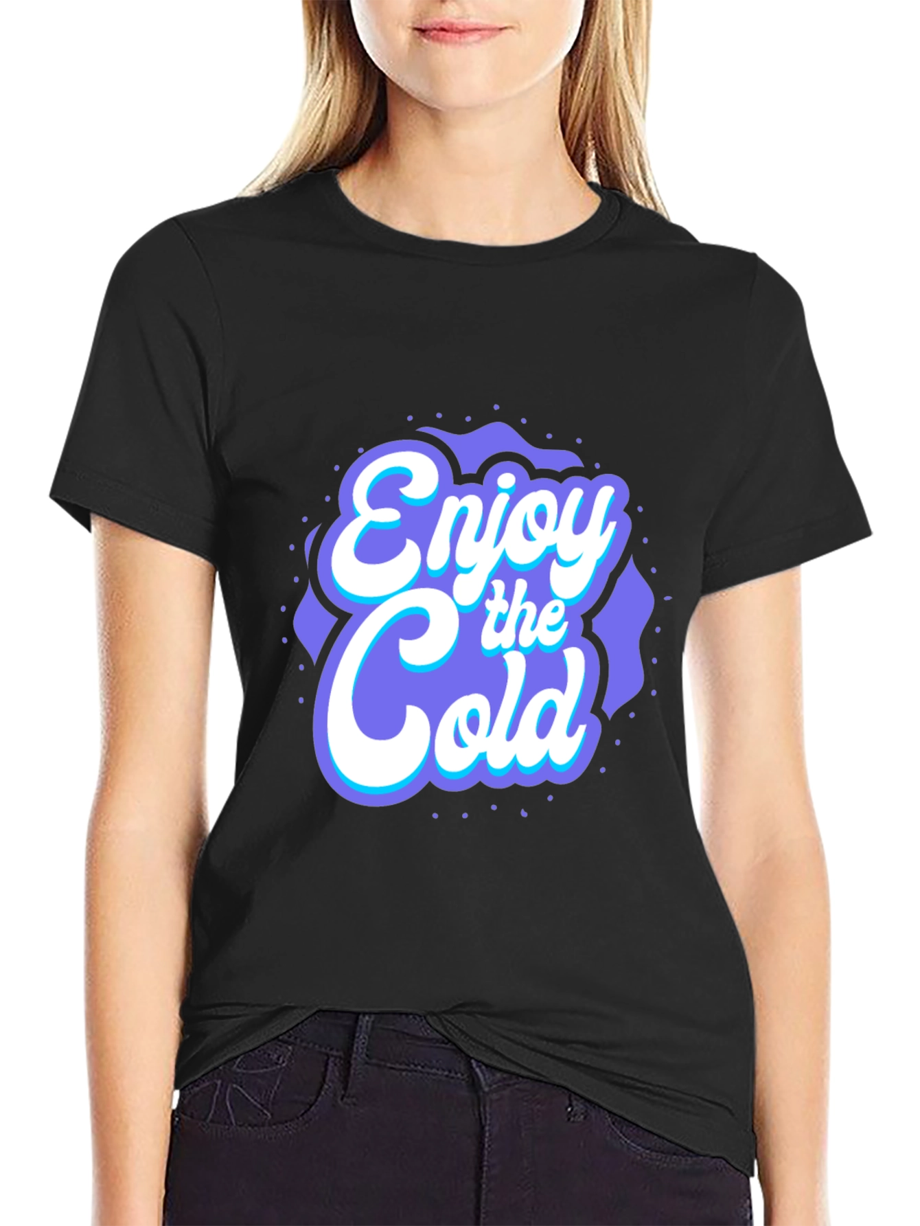 Enjoy the Cold Graphic Tee - Cool Style