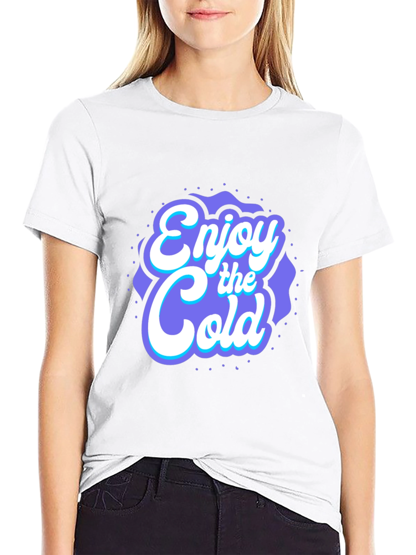 Enjoy the Cold Graphic Tee - Cool Style
