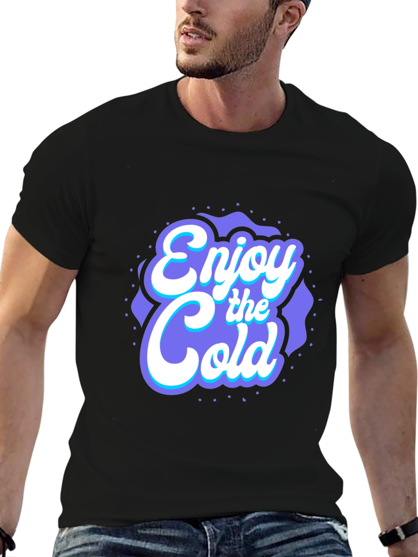 Enjoy the Cold Graphic Tee - Cool Style