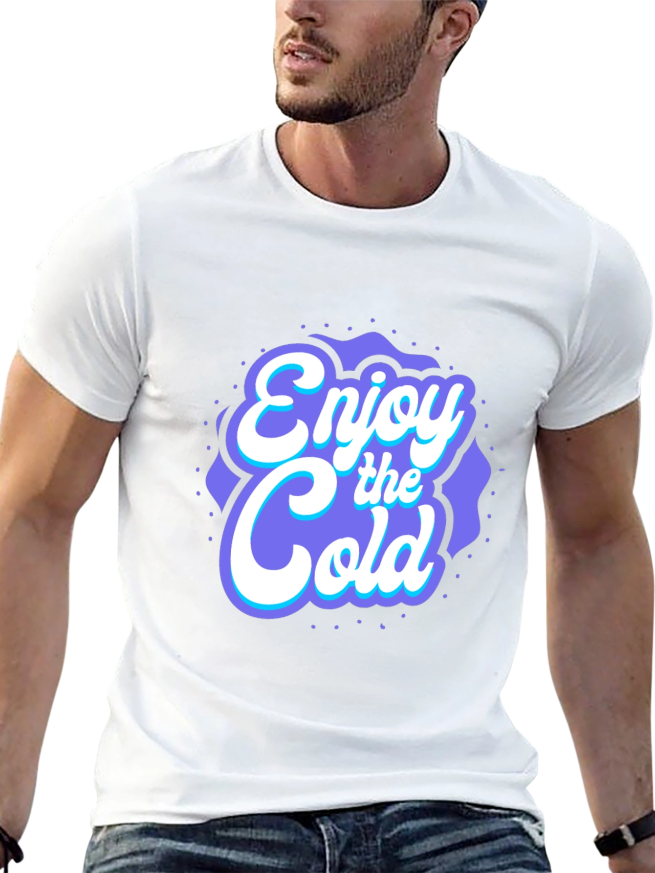 Enjoy the Cold Graphic Tee - Cool Style