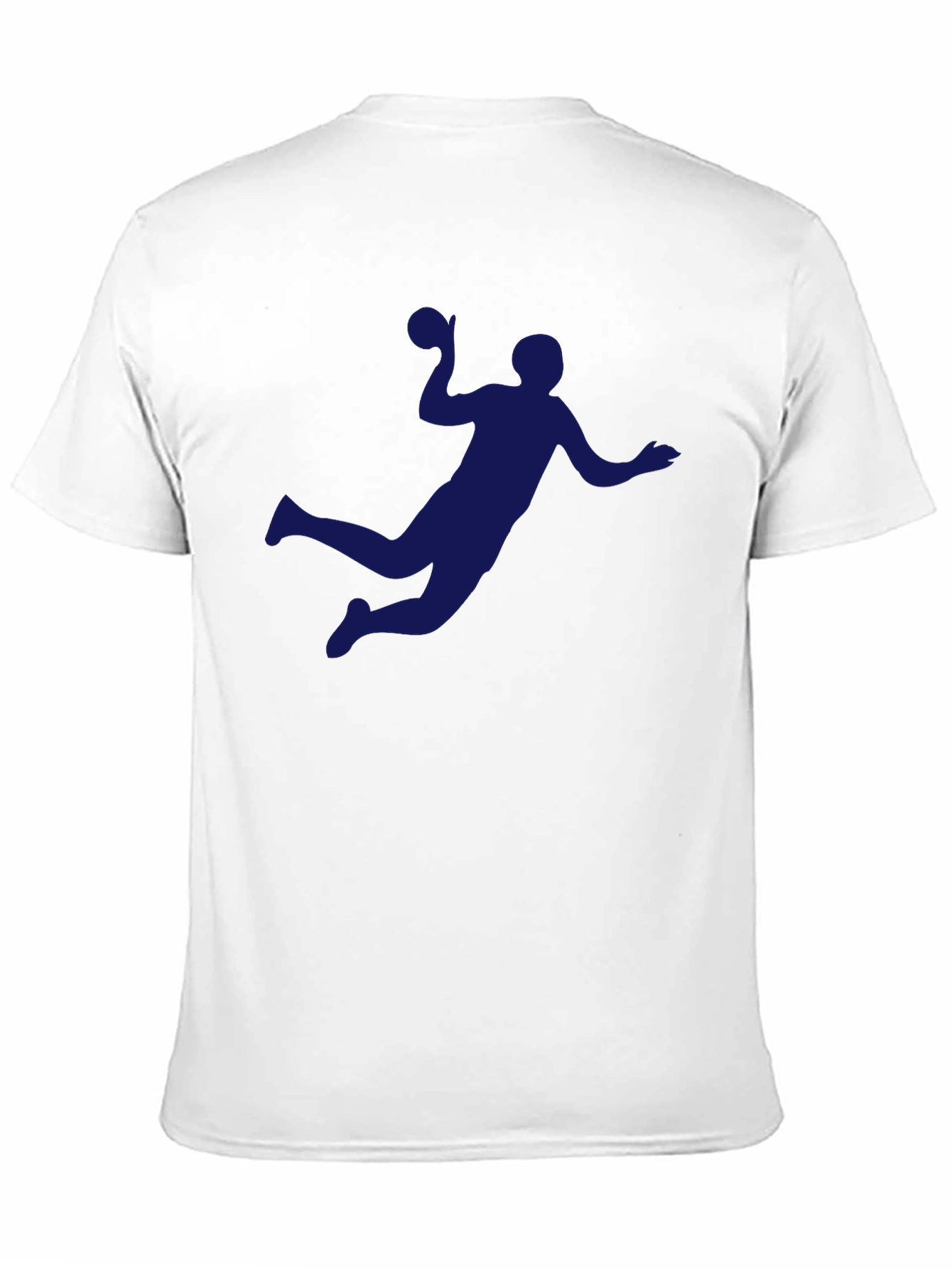Handball Player Graphic Tee - Sporty Black T-Shirt