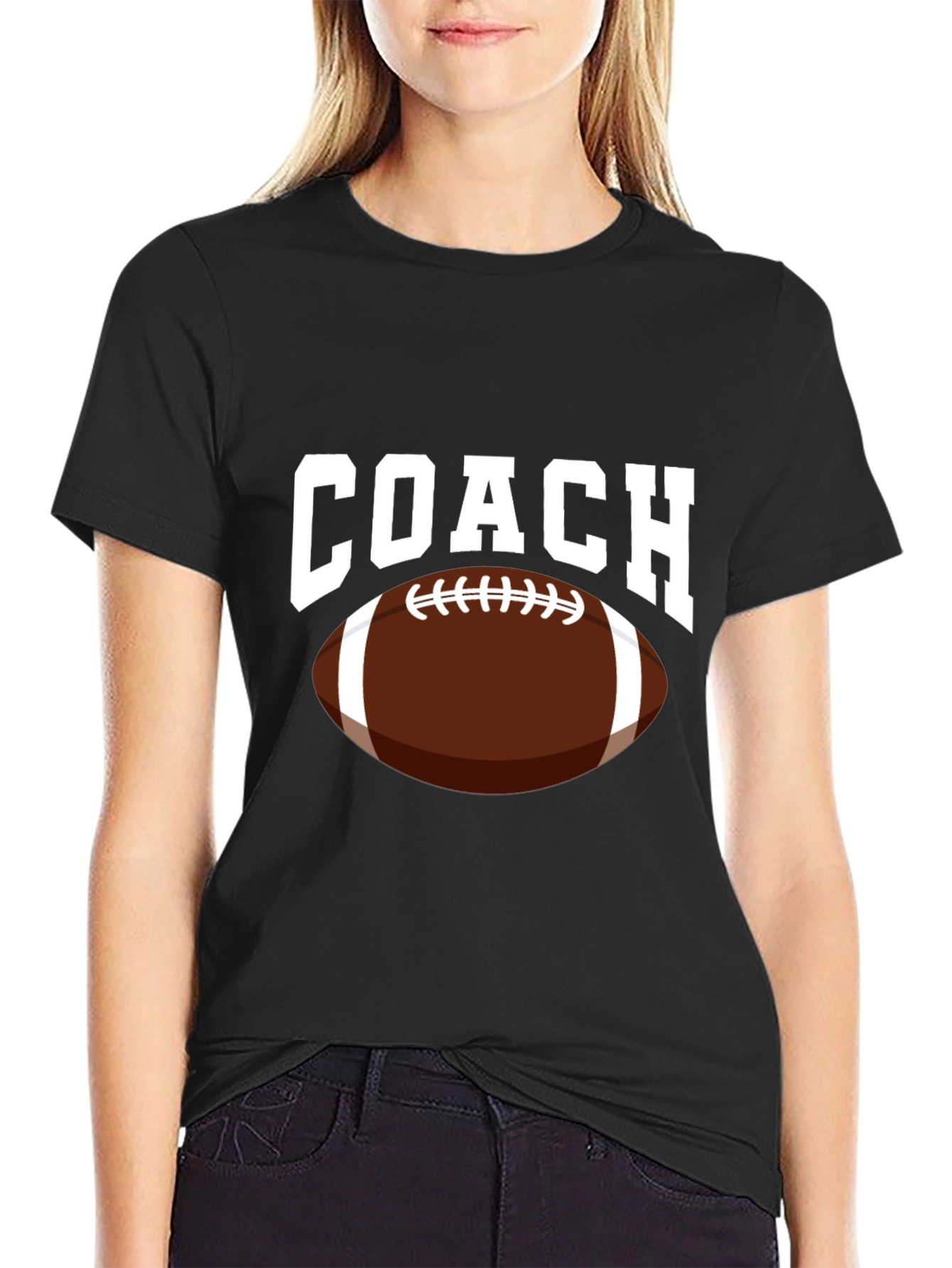 Coach Football Graphic T-Shirt