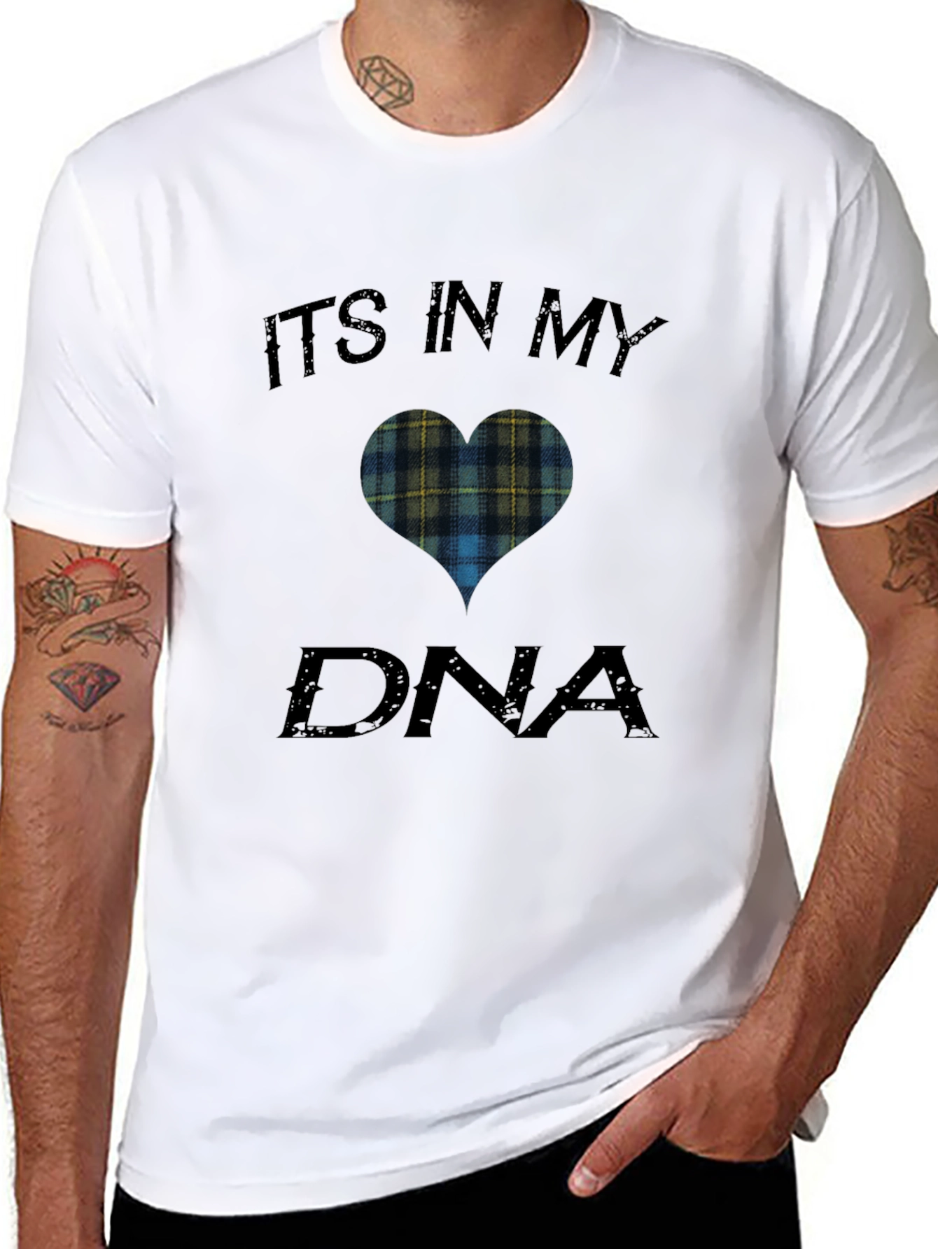 Tartan Heart DNA T-Shirt