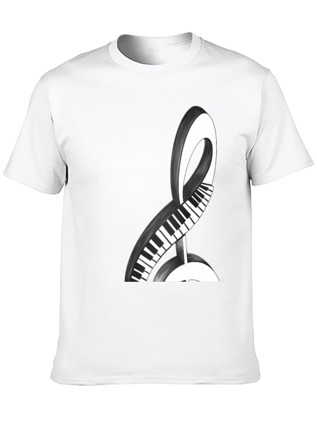 Musical Keys Graphic Tee - Black