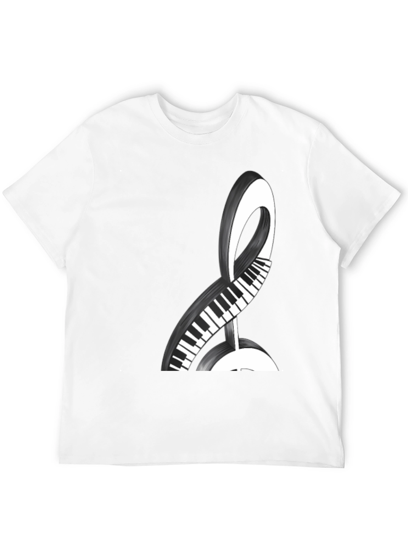 Musical Keys Graphic Tee - Black
