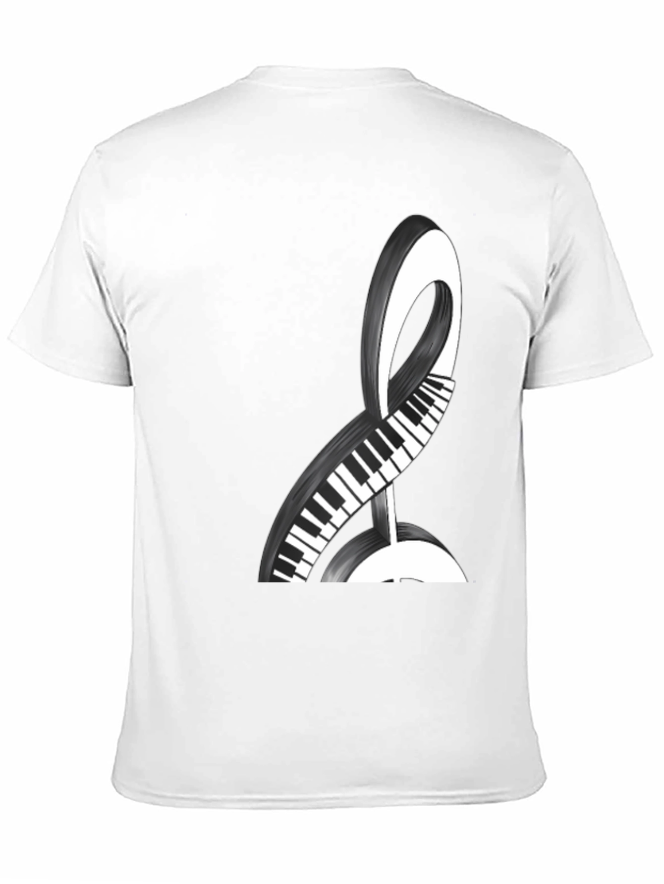 Musical Keys Graphic Tee - Black