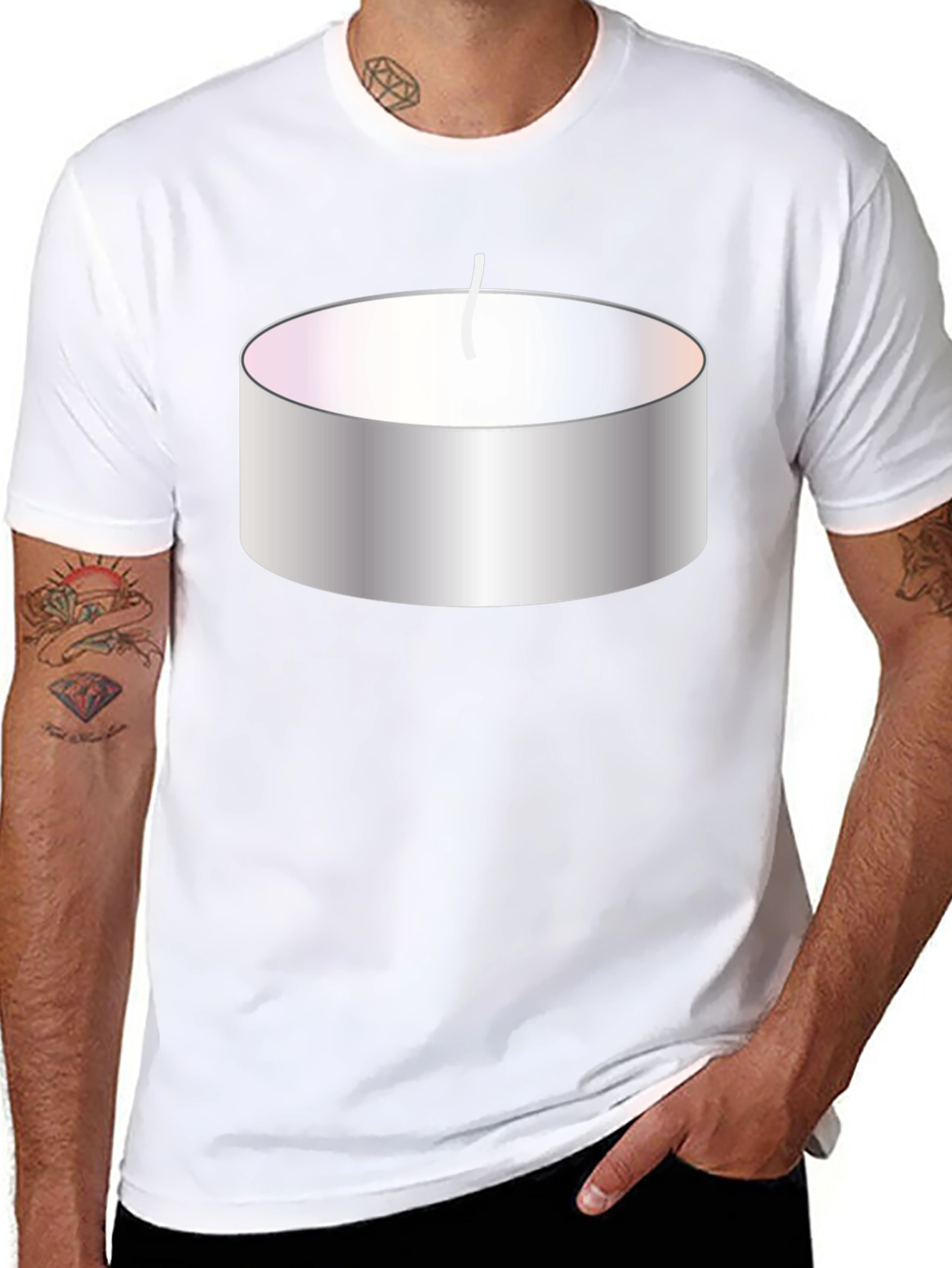 Tealight Candle Graphic T-Shirt