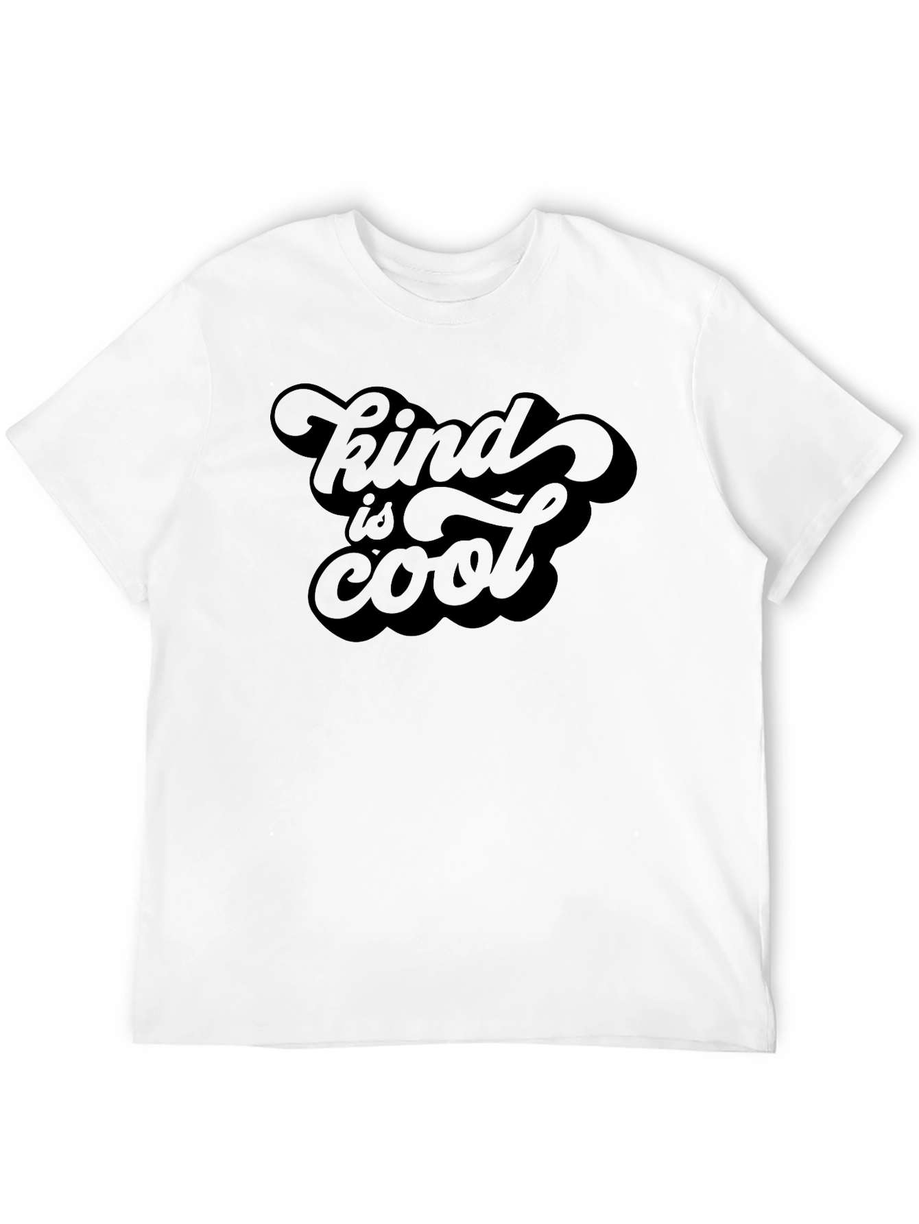 Kind Is Cool Graphic Tee - Mens Black T-Shirt