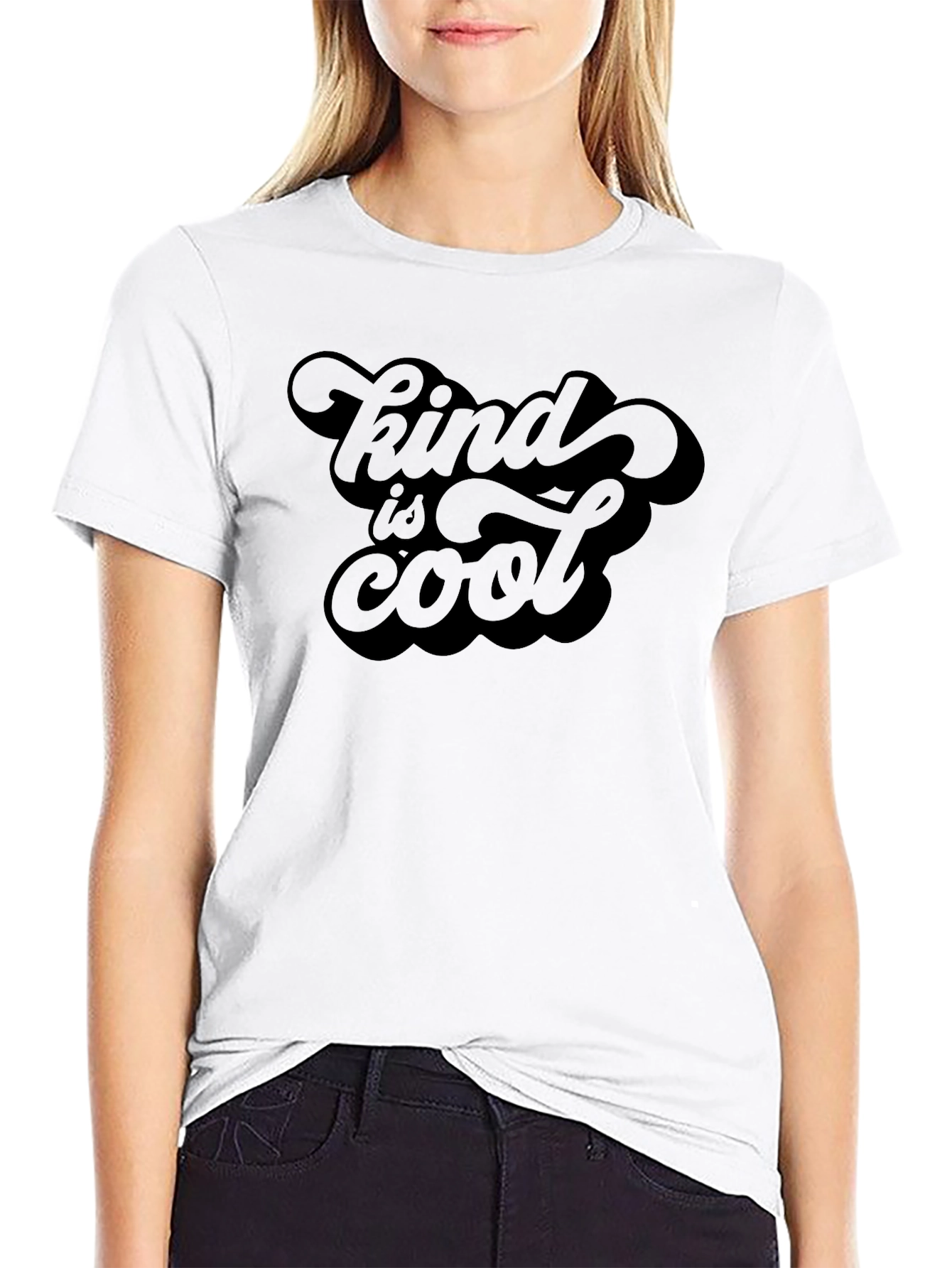 Kind Is Cool Graphic Tee - Mens Black T-Shirt