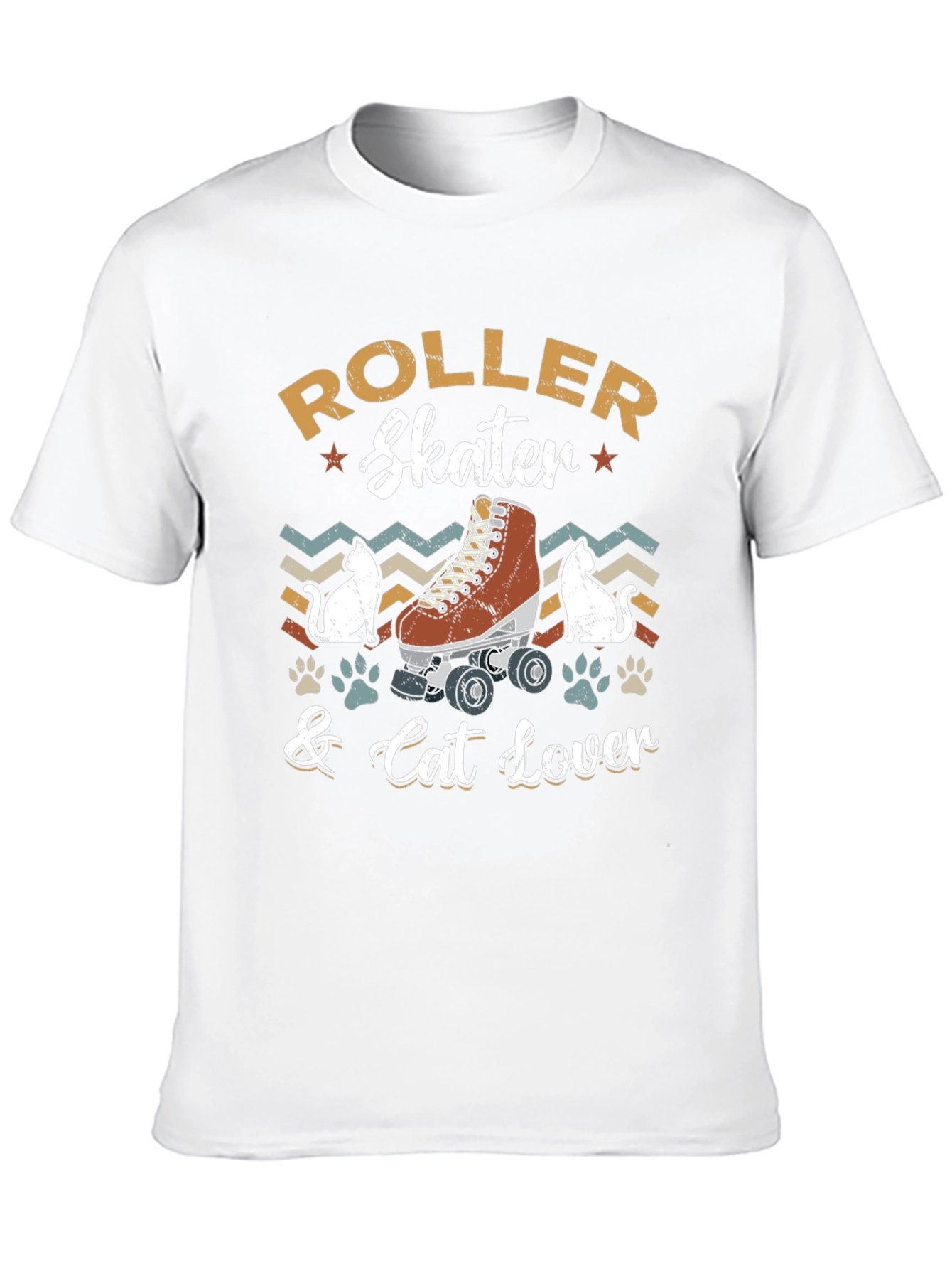 Roller Skater & Cat Lover T-Shirt