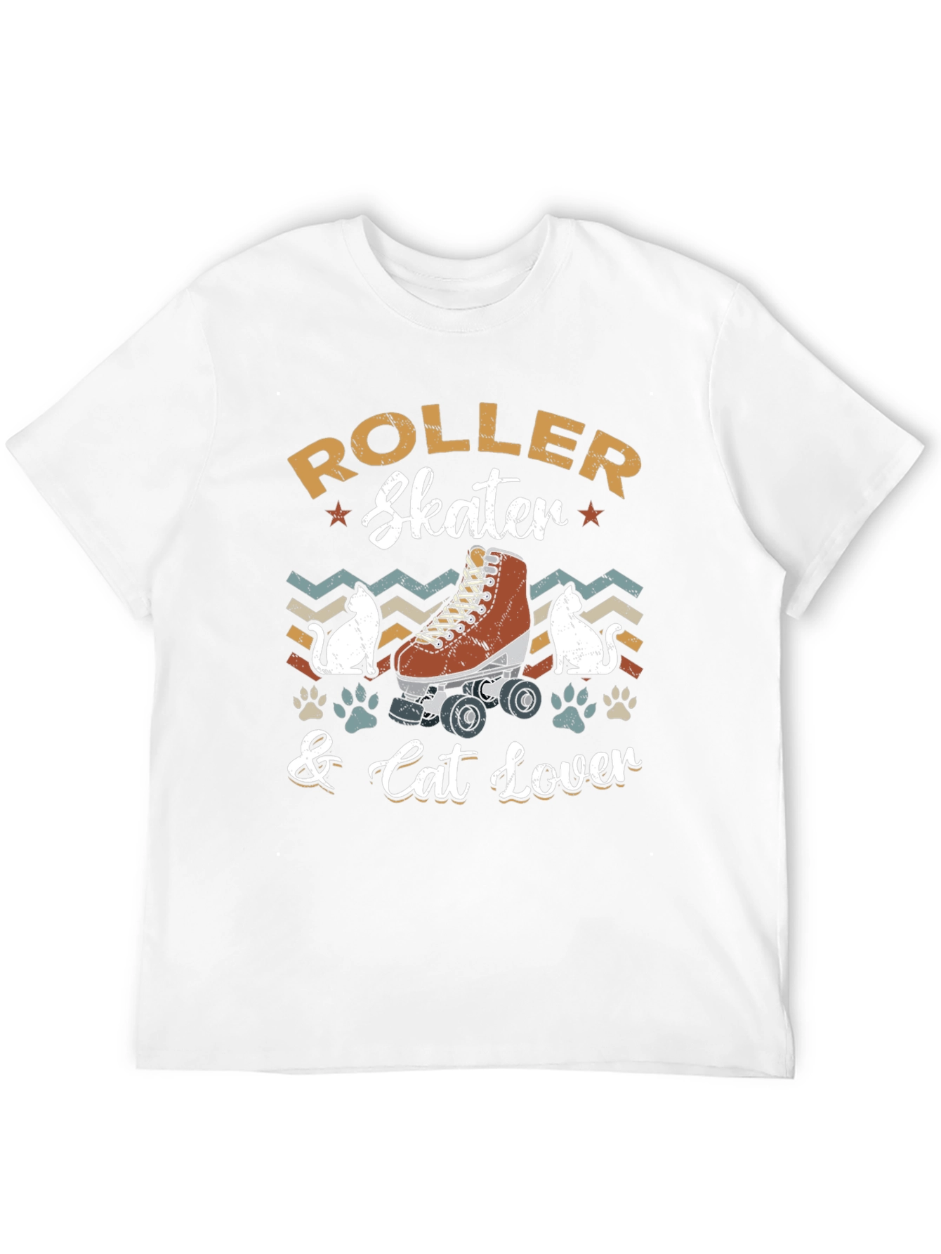 Roller Skater & Cat Lover T-Shirt