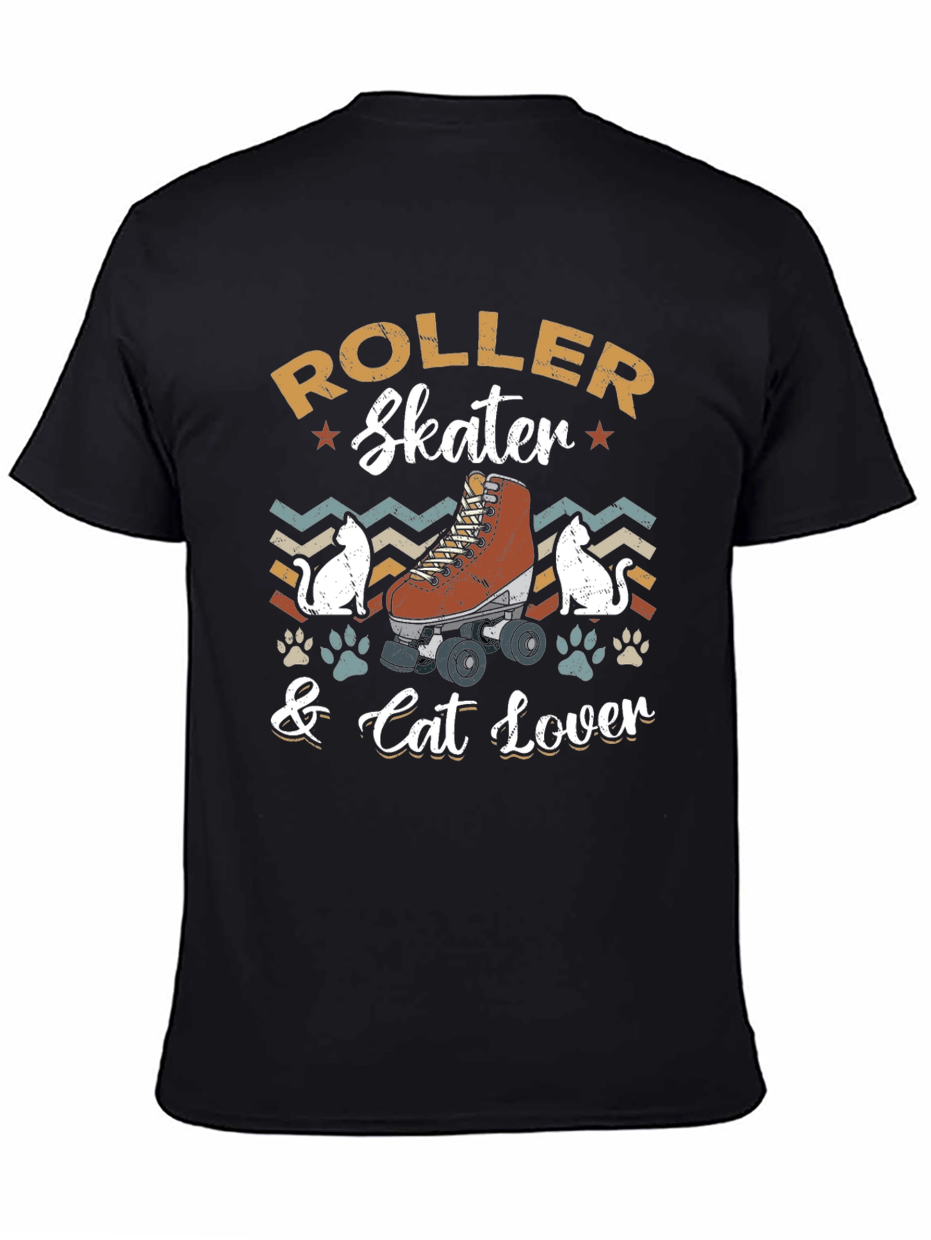 Roller Skater & Cat Lover T-Shirt