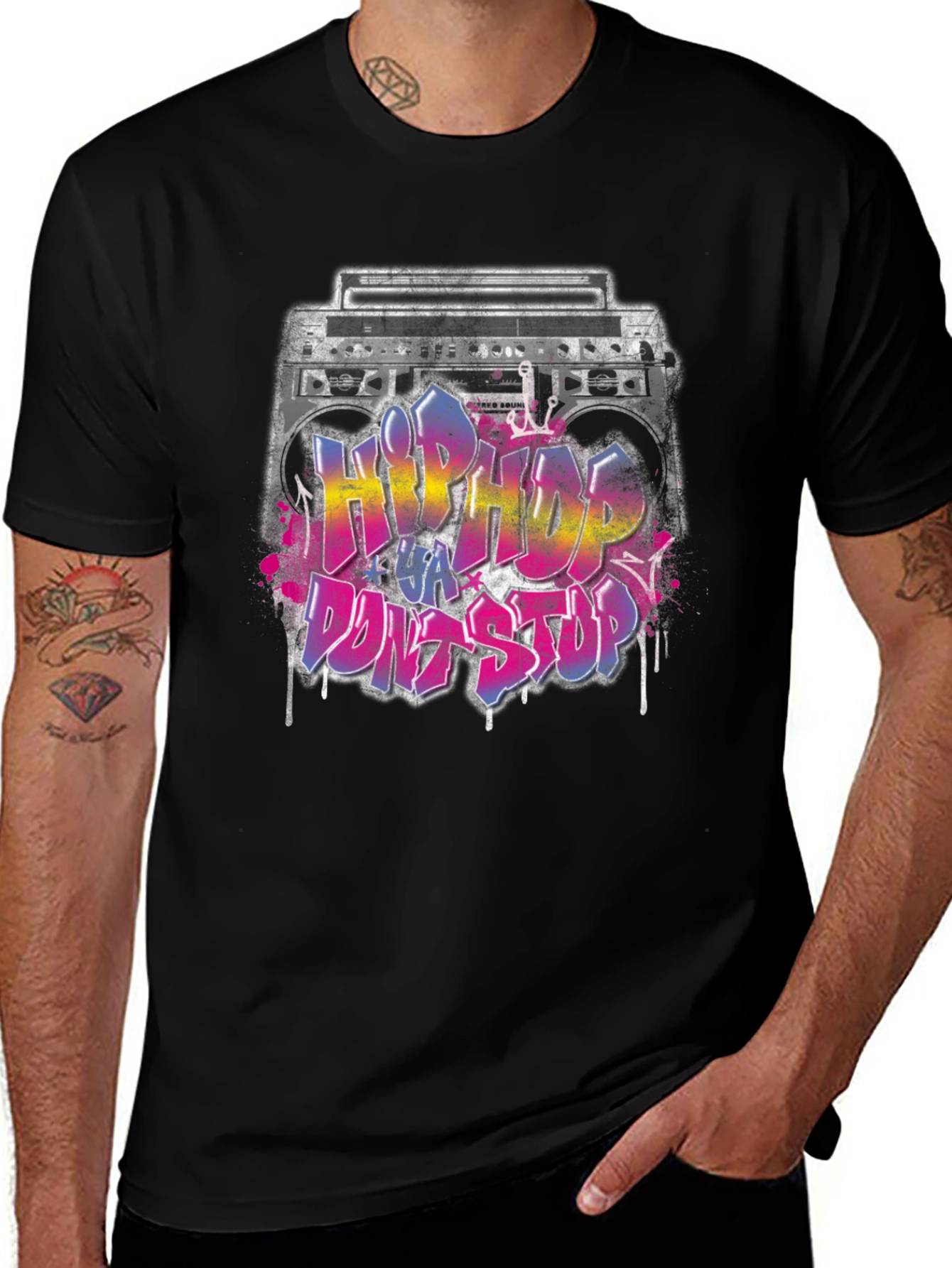 Hip Hop Dont Stop Graphic Tee