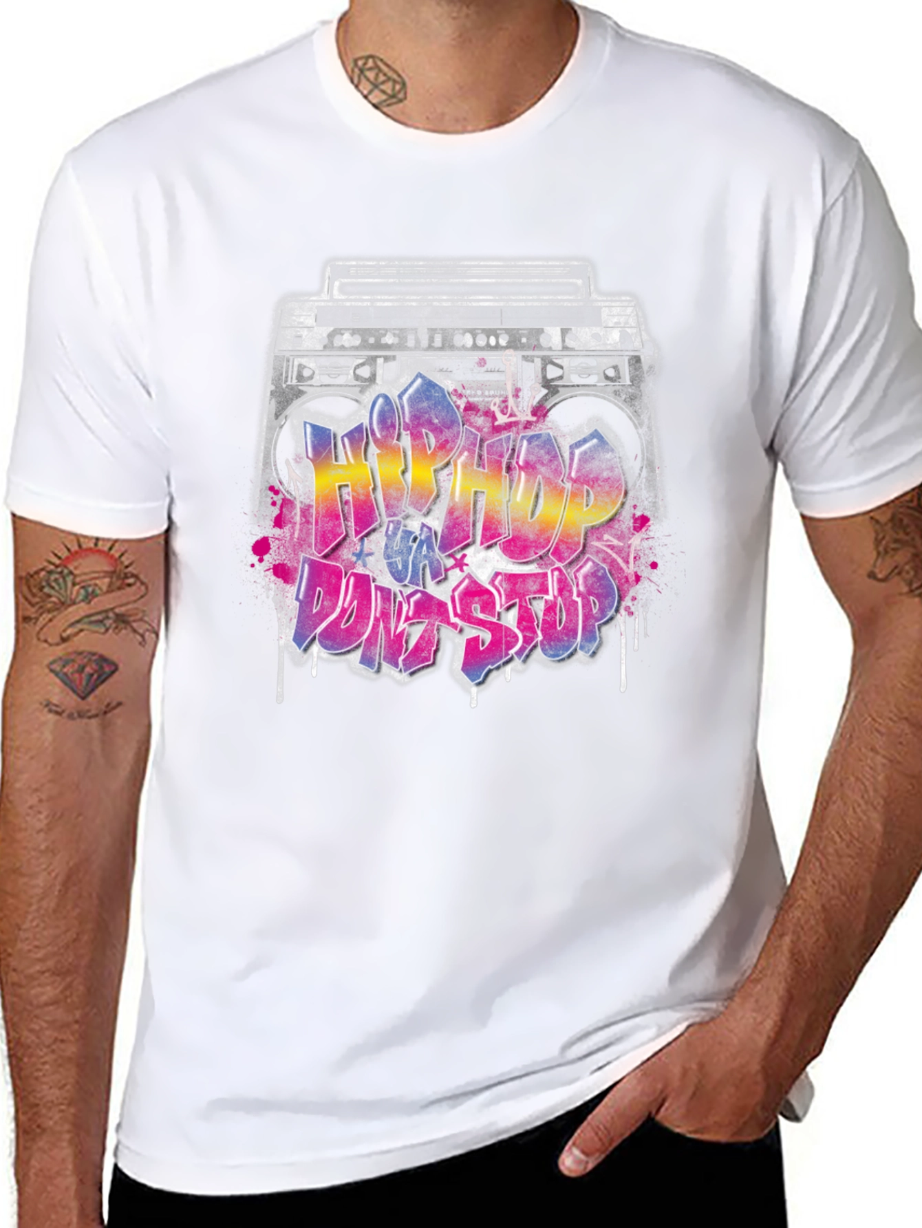 Hip Hop Dont Stop Graphic Tee