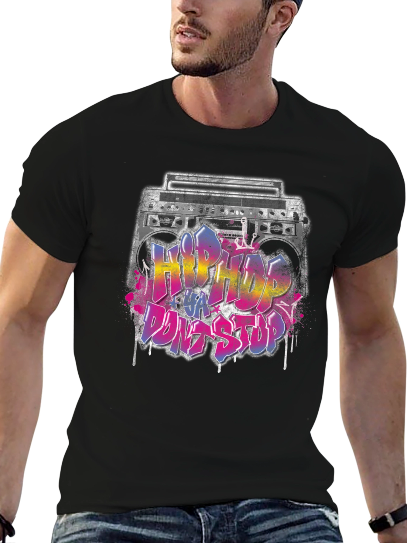 Hip Hop Dont Stop Graphic Tee