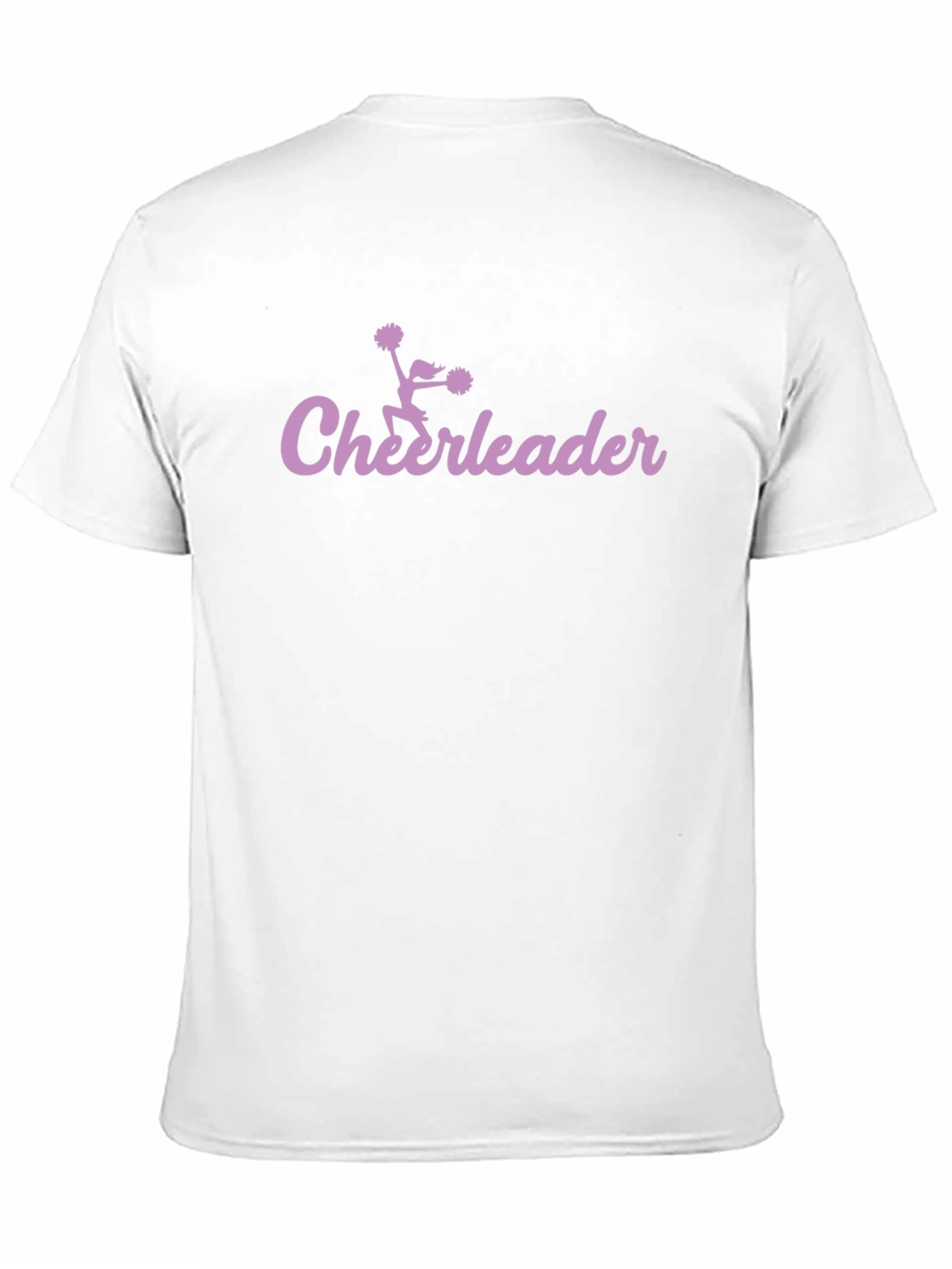 Cheerleader Graphic Tee - Black Cotton T-Shirt