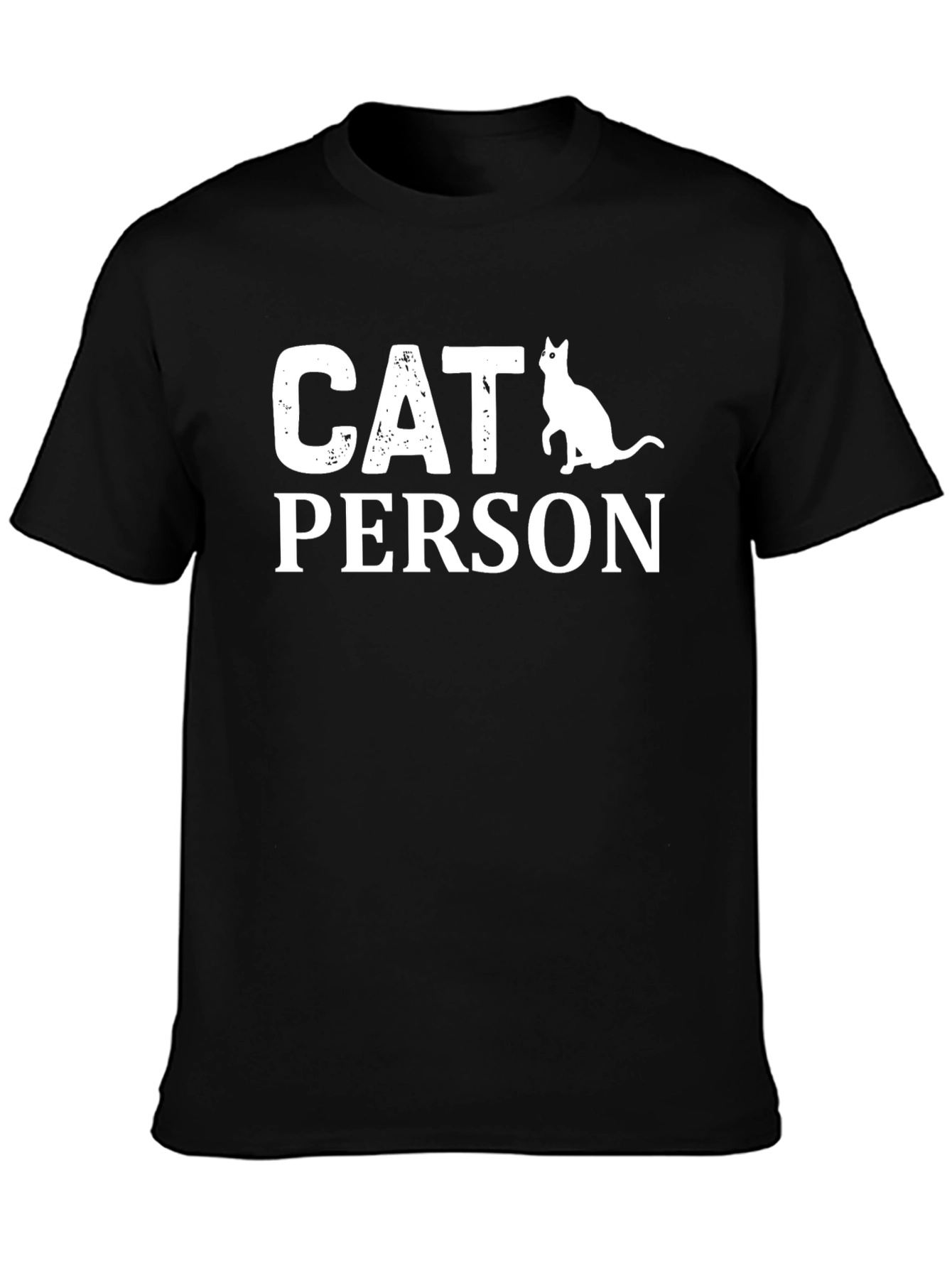 Cat Person Graphic T-Shirt - Funny Novelty Tee