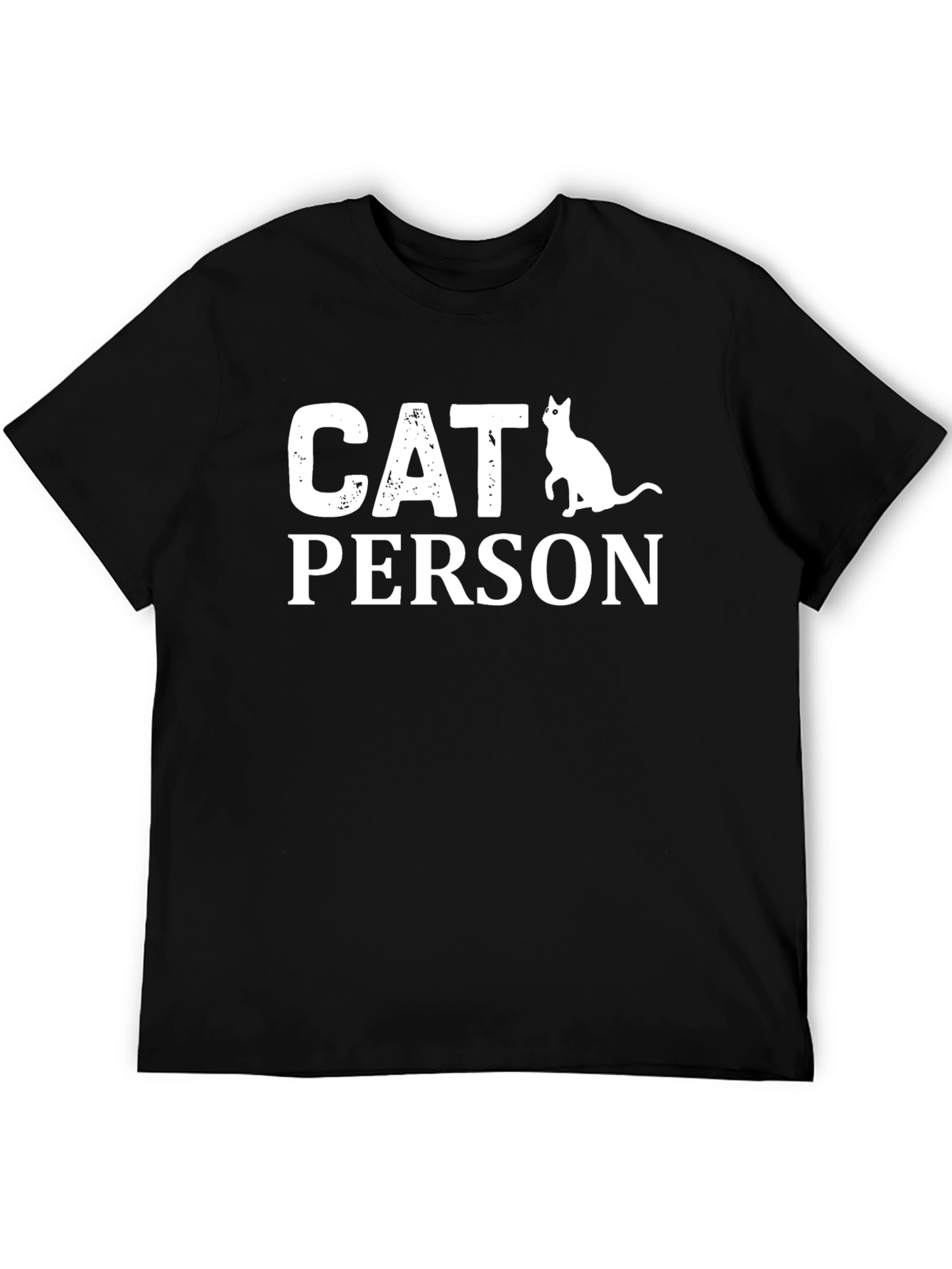 Cat Person Graphic T-Shirt - Funny Novelty Tee