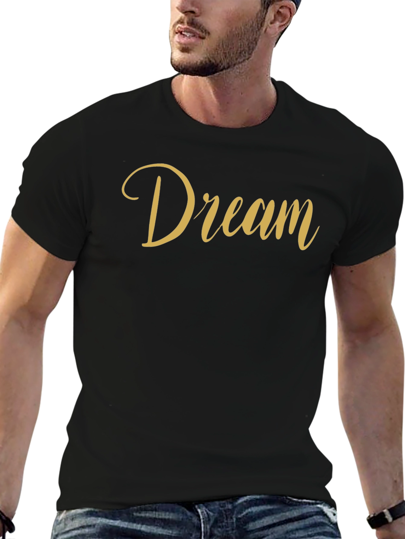 Dream Script Tee - Stylish Comfort