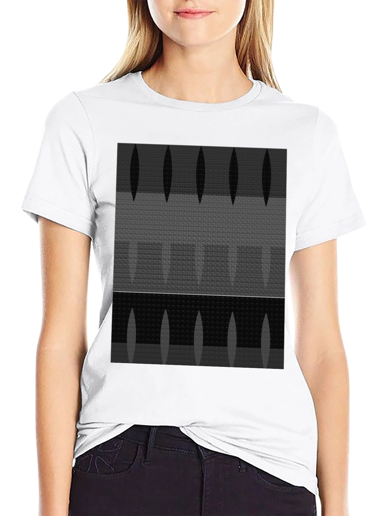 Abstract Pattern Graphic T-Shirt - Modern Art Tee
