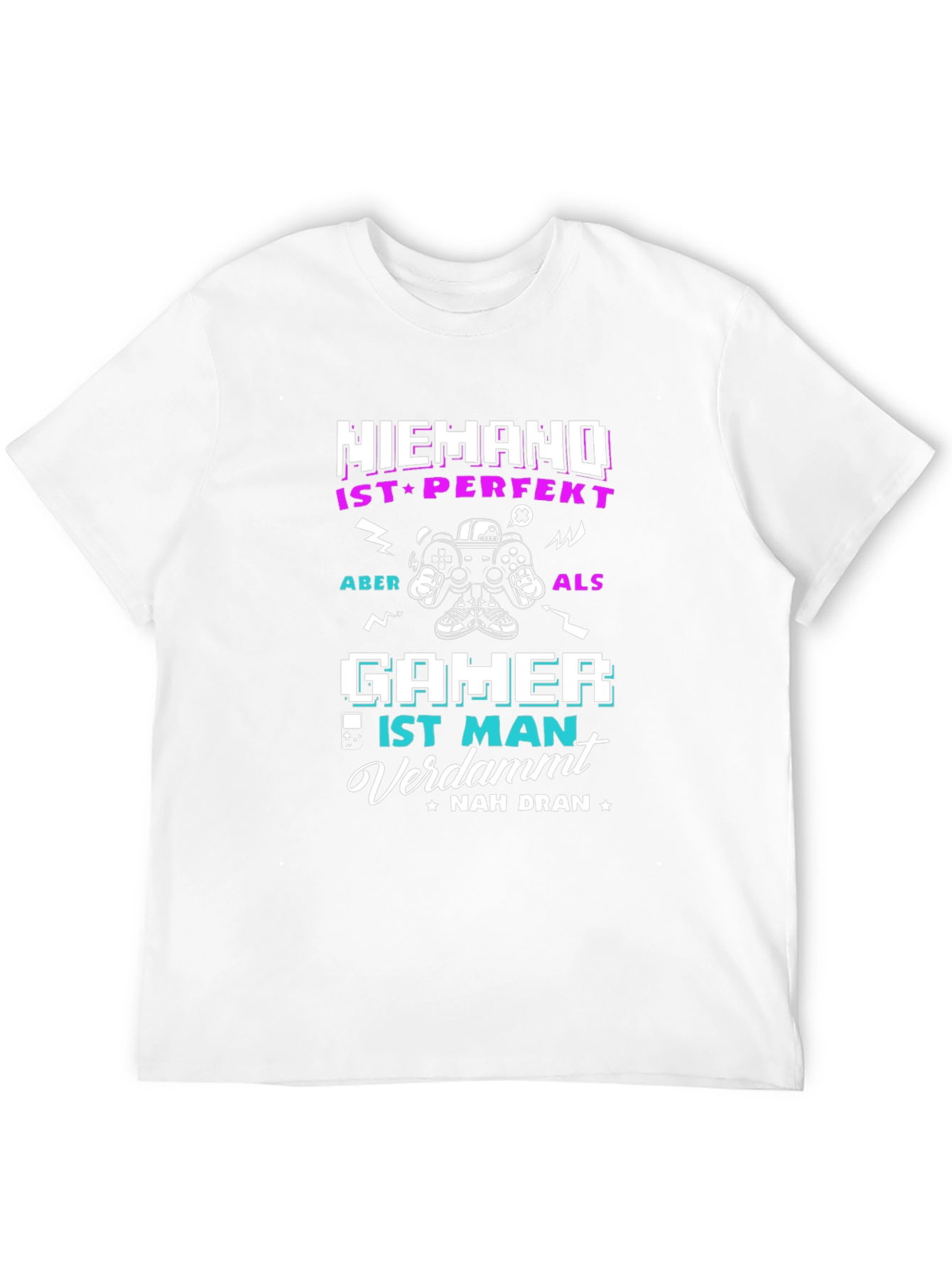 Gamer T-Shirt - Niemand Ist Perfekt