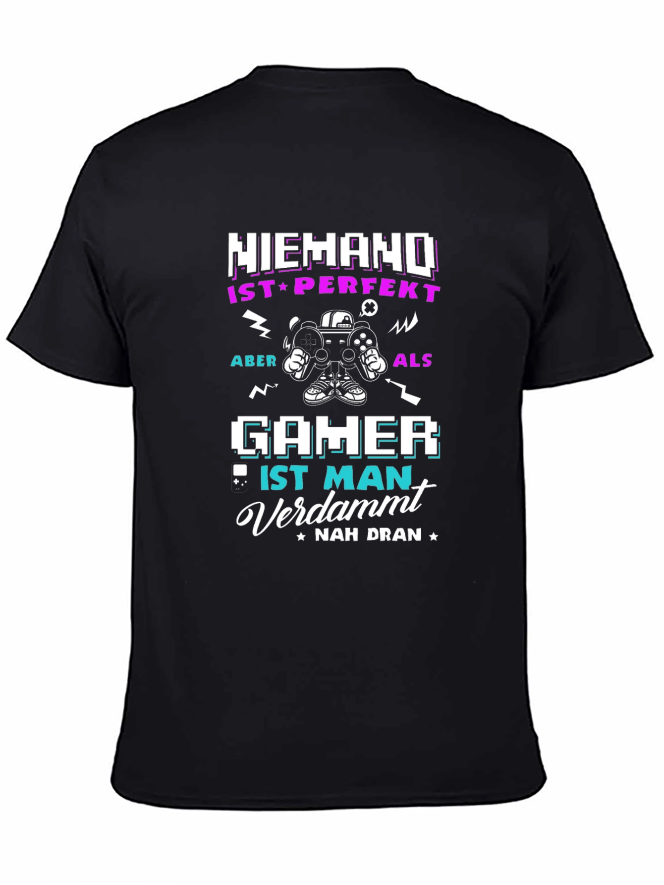Gamer T-Shirt - Niemand Ist Perfekt
