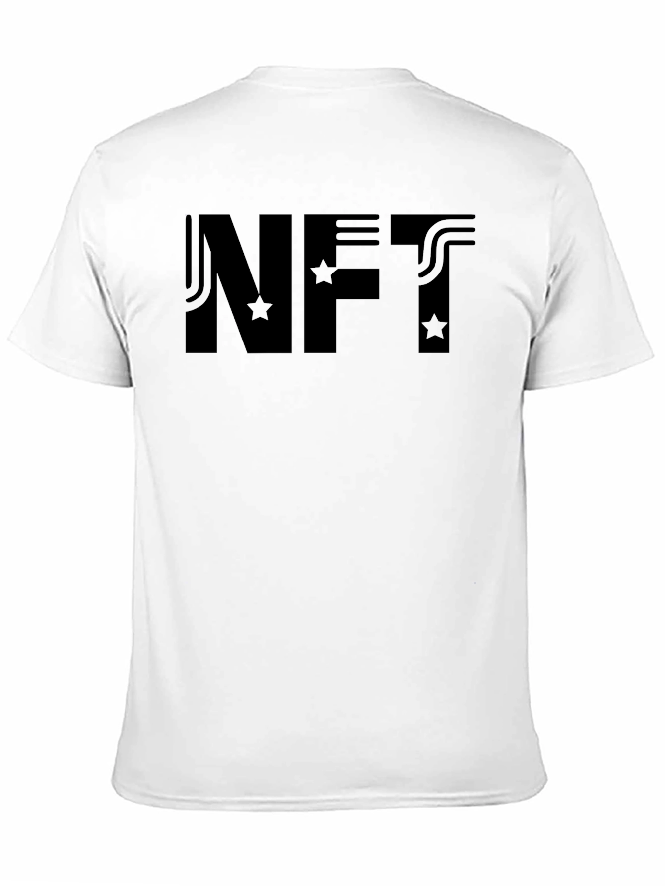 NFT Graphic Tee - Black Cotton T-Shirt