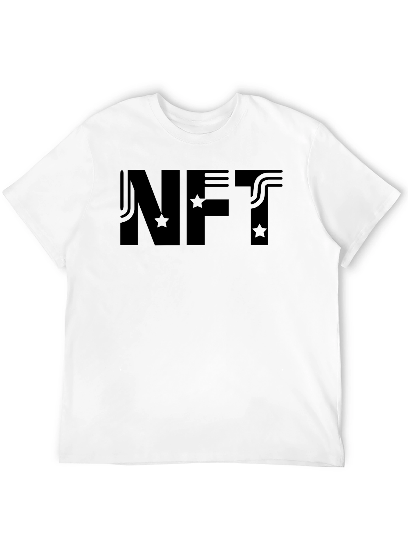 NFT Graphic Tee - Black Cotton T-Shirt