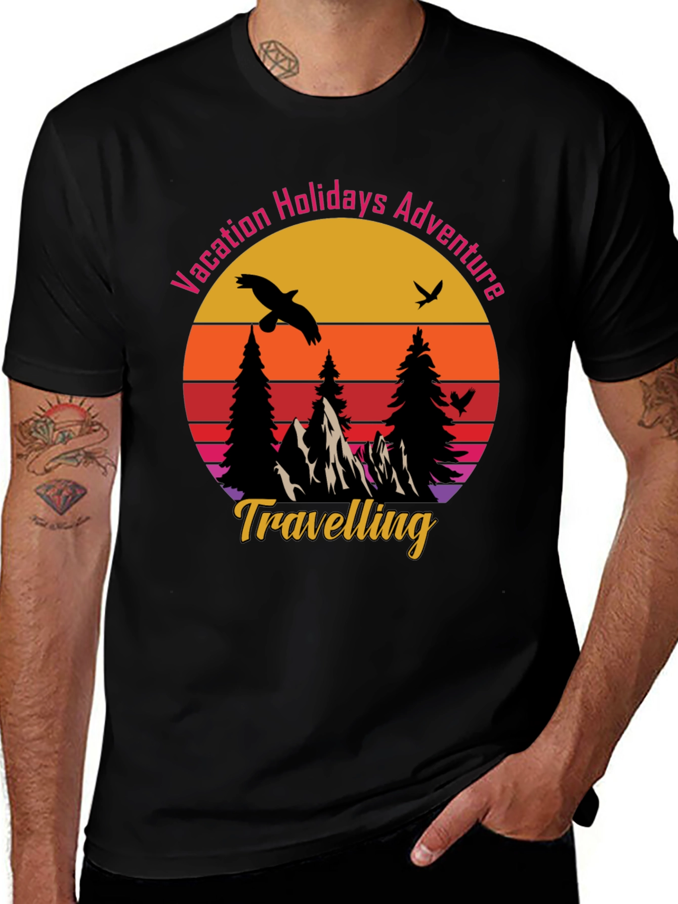 Vacation Holiday Adventure Travelling Graphic Tee