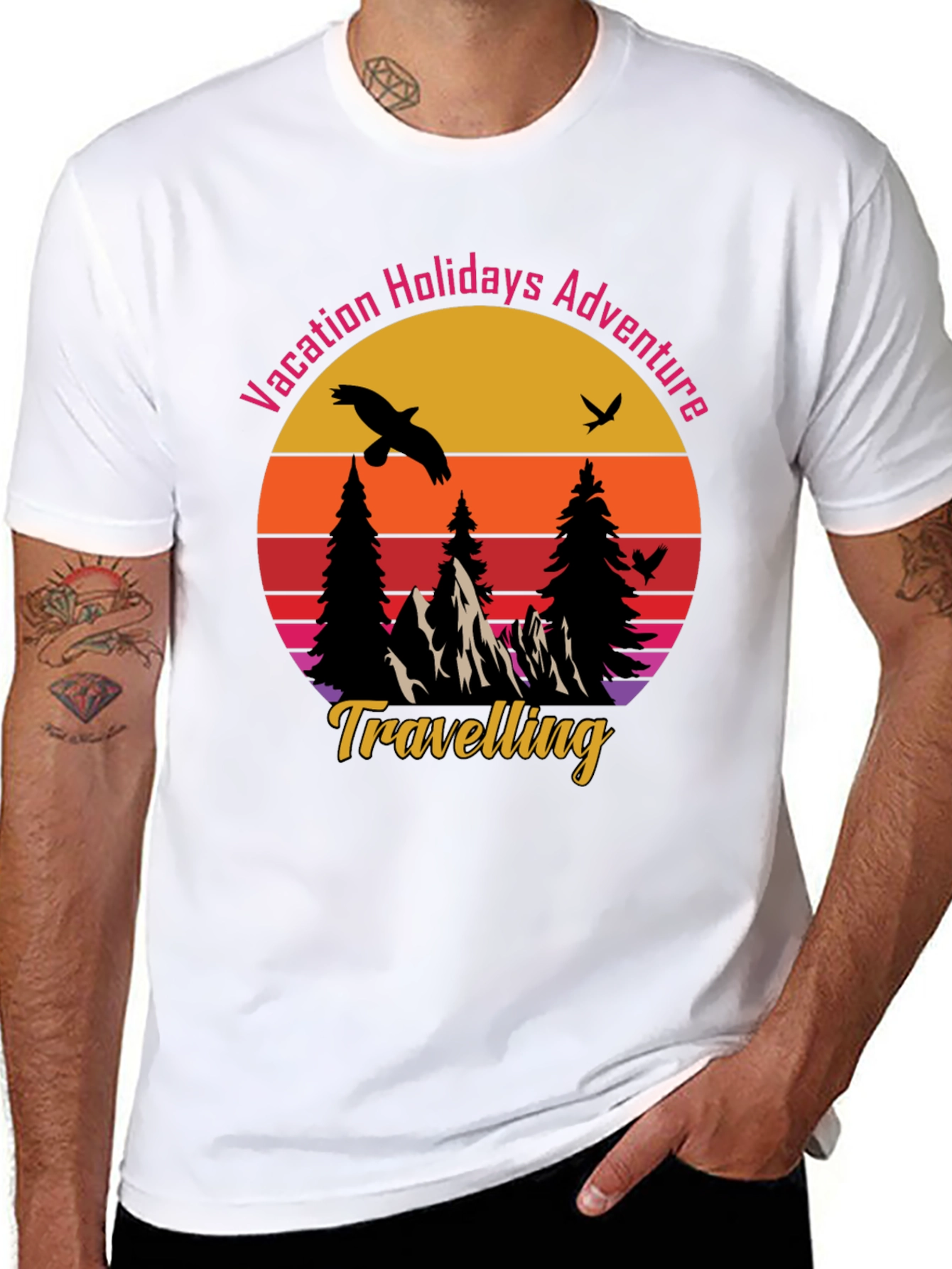 Vacation Holiday Adventure Travelling Graphic Tee
