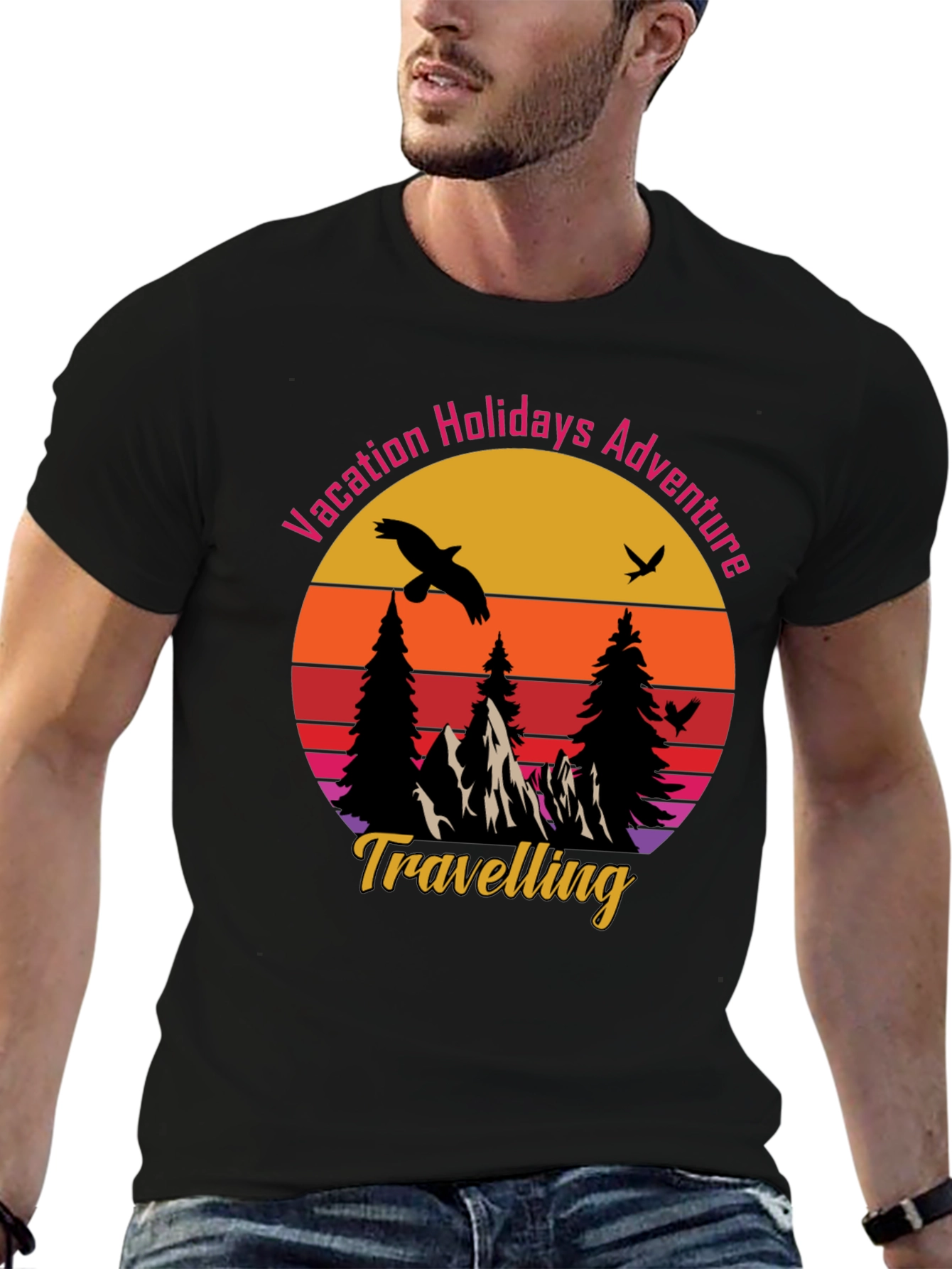Vacation Holiday Adventure Travelling Graphic Tee
